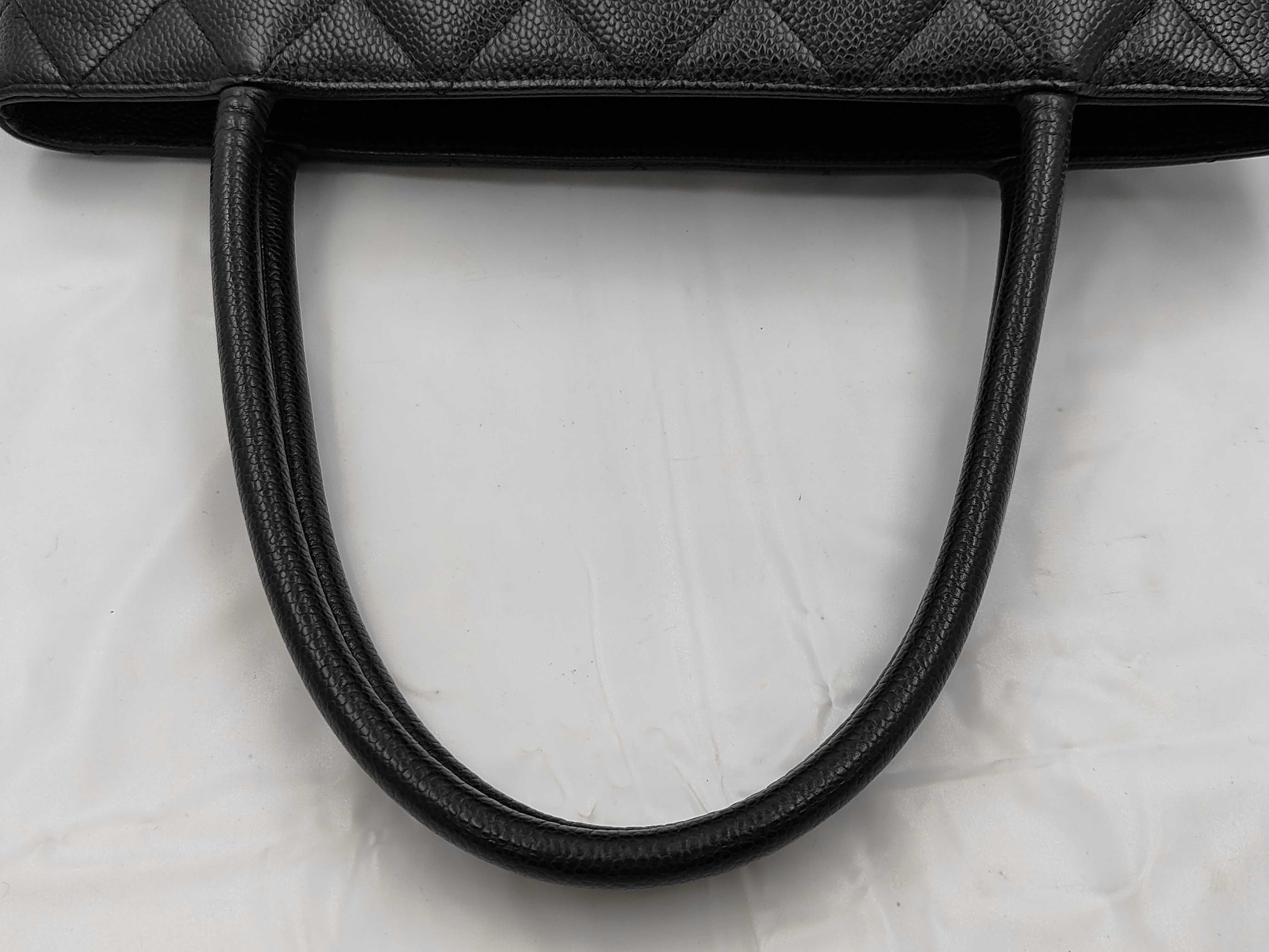 Caviar Skin Reissue Tote Bag, Black, Series 9 Tote Bag — view 3