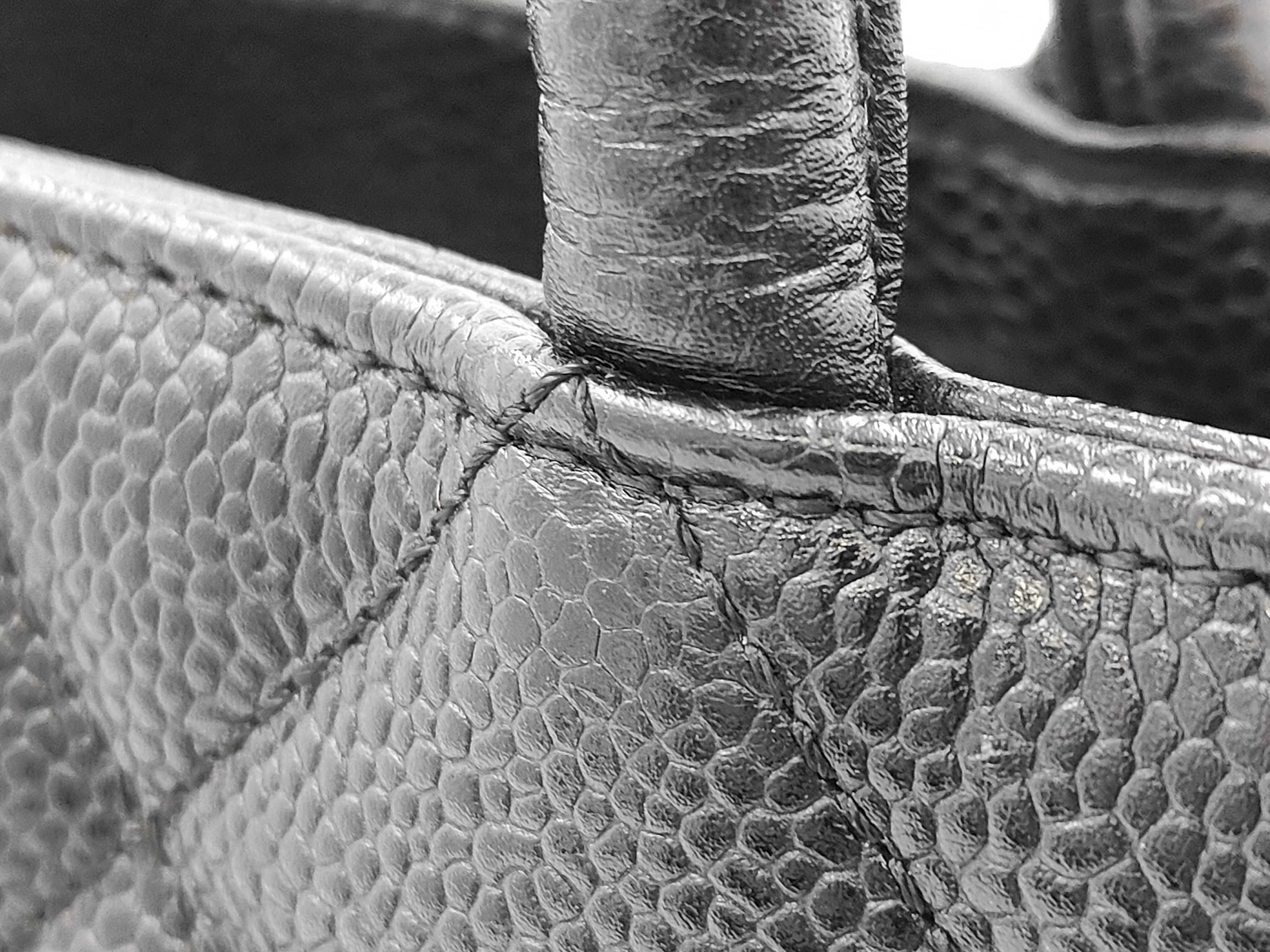 Caviar Skin Reissue Tote Bag, Black, Series 9 Tote Bag — view 5