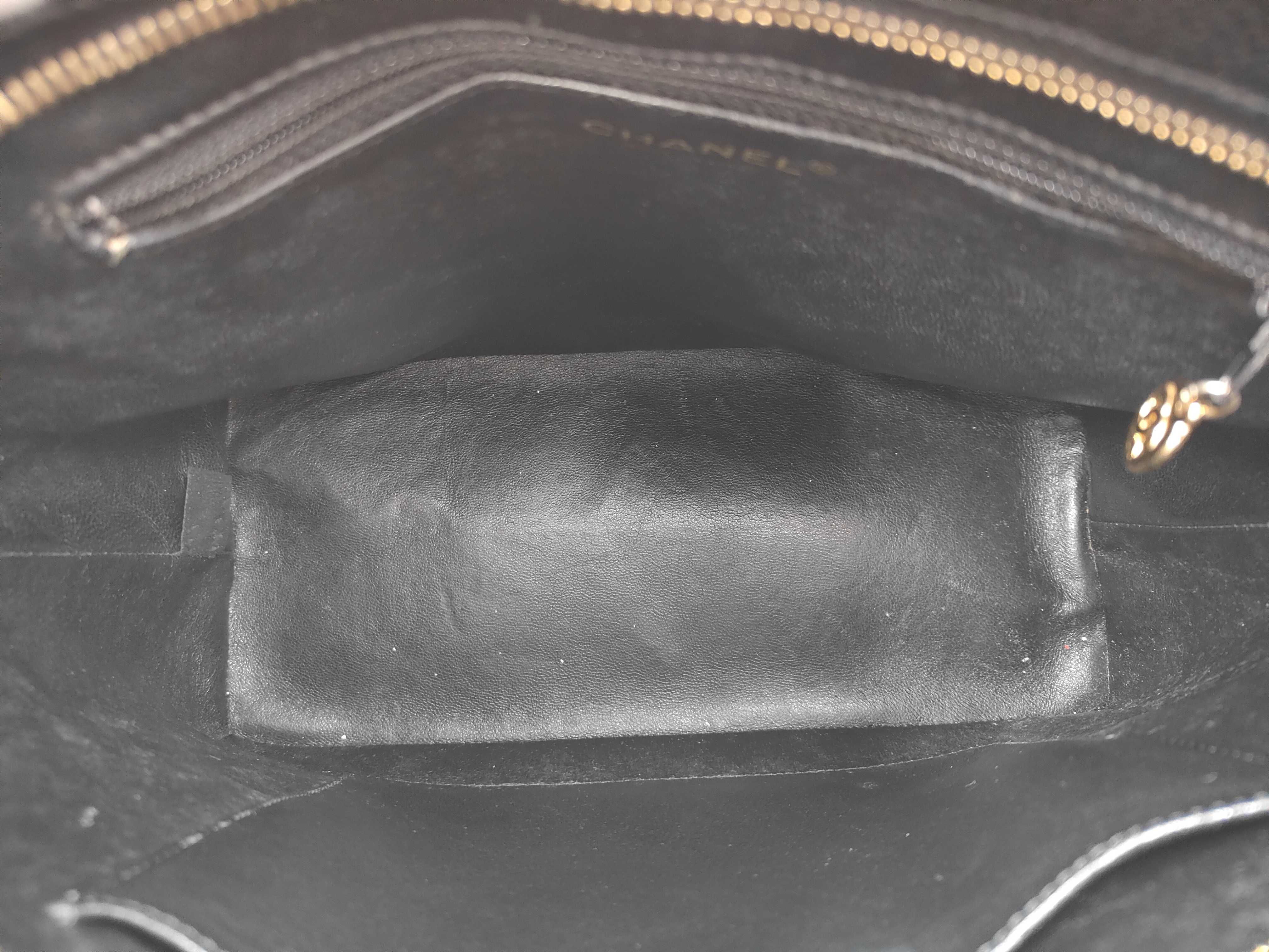 Caviar Skin Reissue Tote Bag, Black, Series 9 Tote Bag — view 9