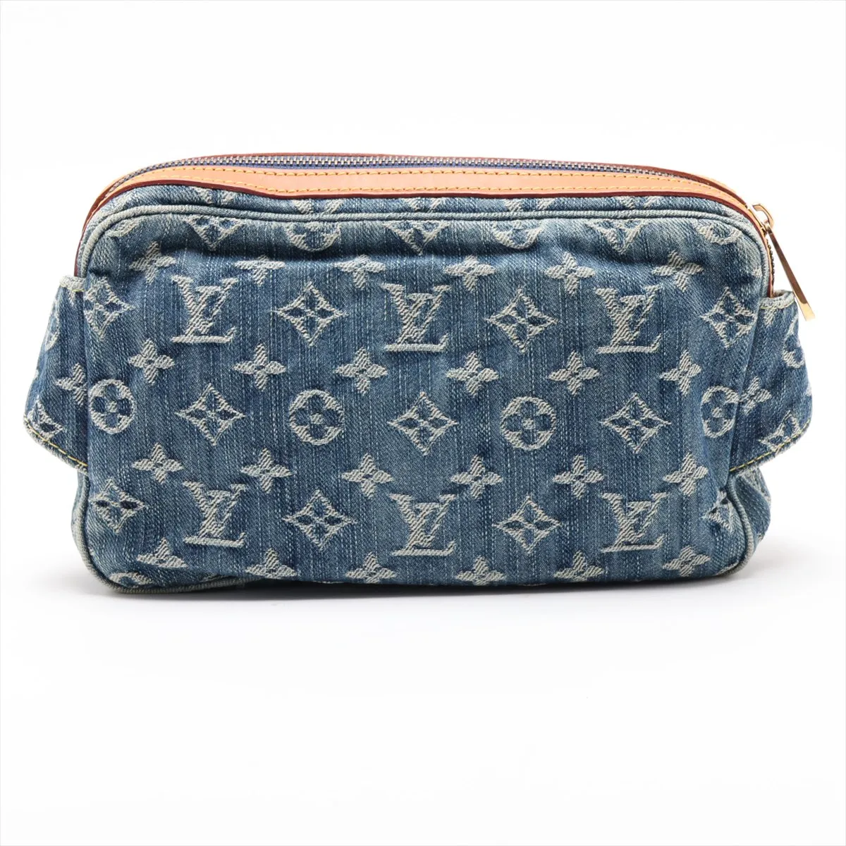 Monogram Denim Bum Bag M95347 SR1077 Blue — view 2