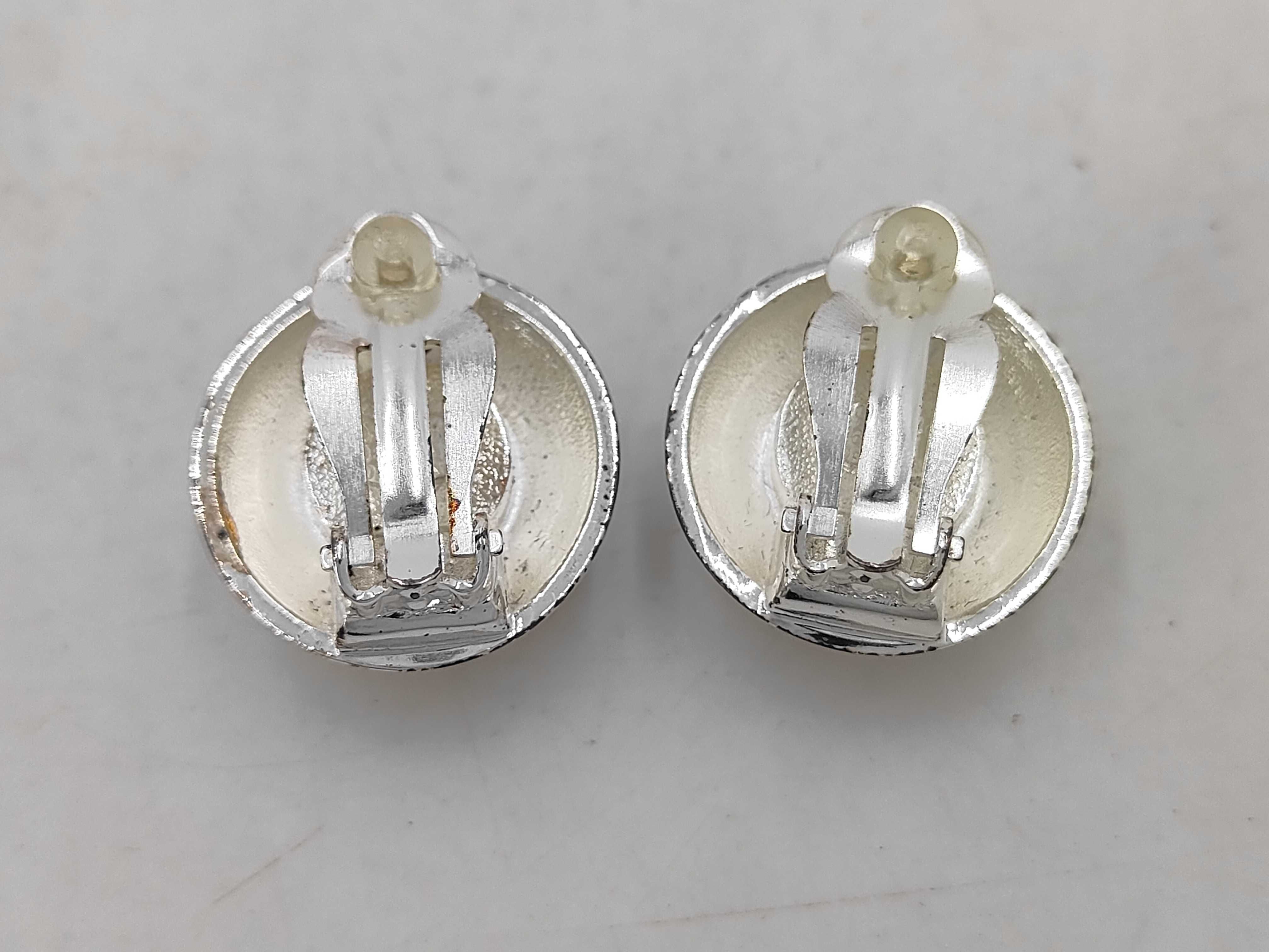 Round Coco Sunbeam Gold x Silver Earrings — view 2