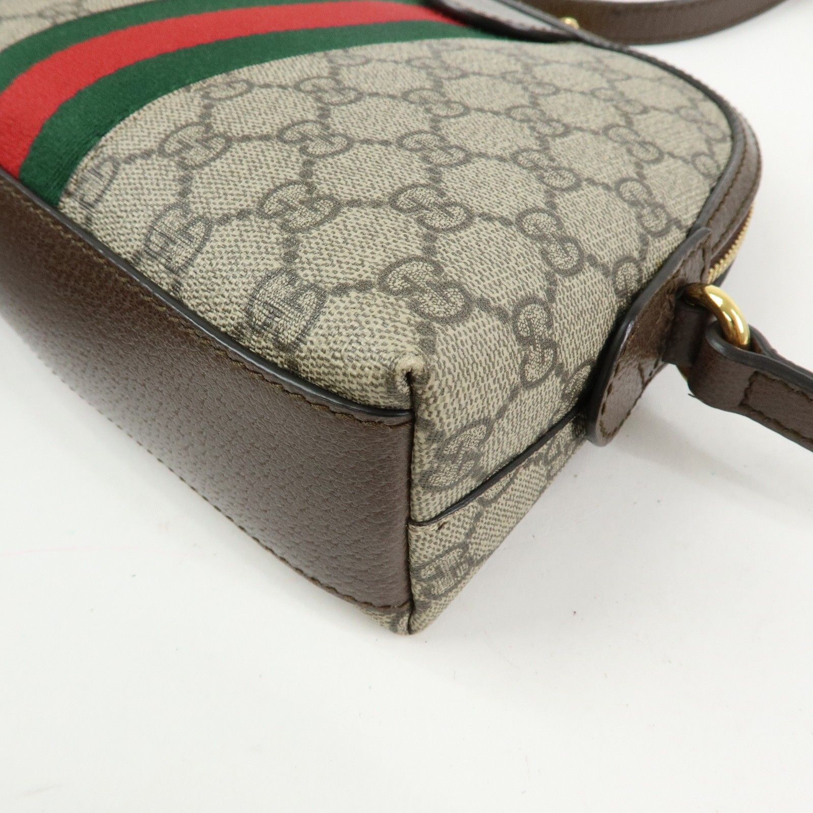 GG Supreme Small Ophidia Dome Shoulder Bag — view 11