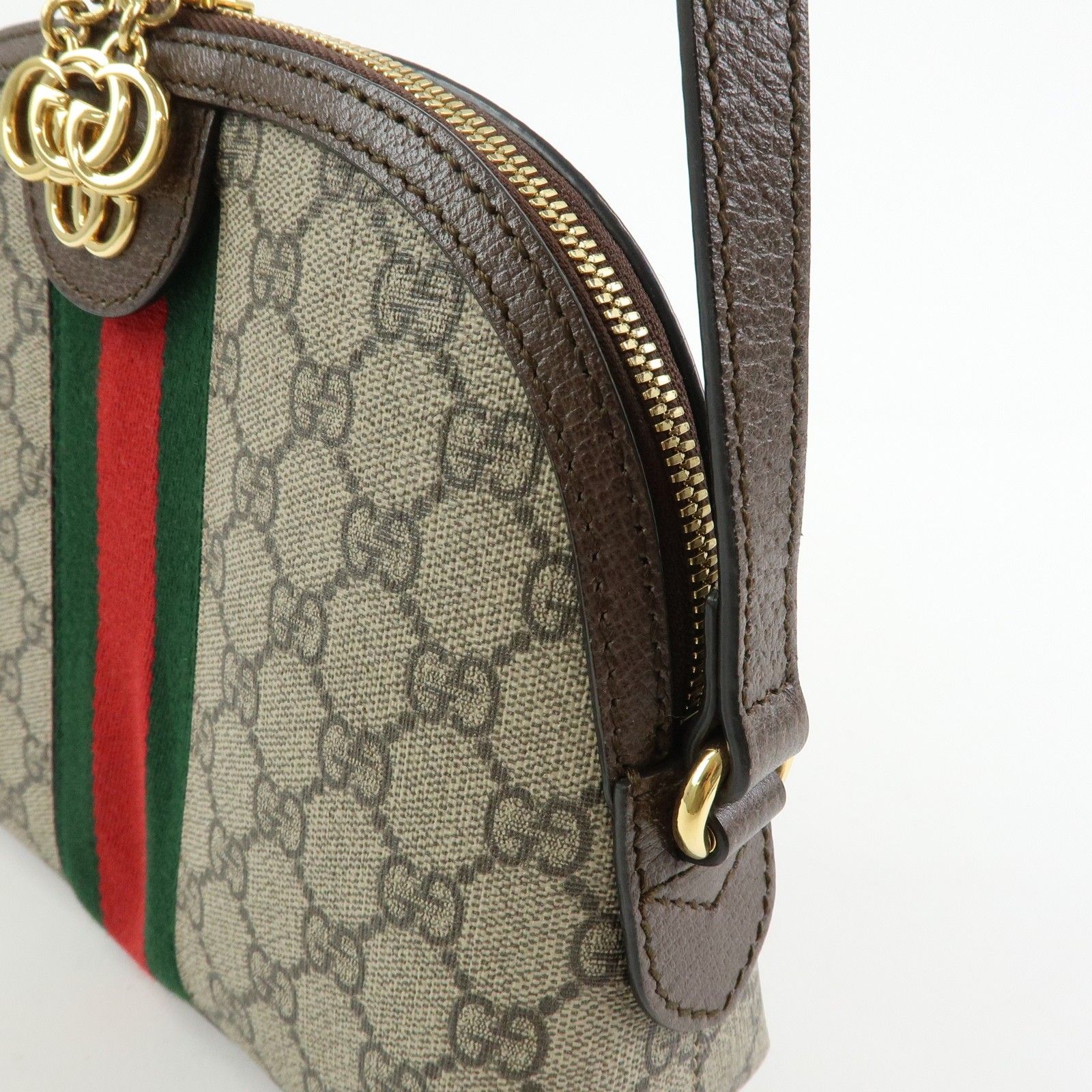 GG Supreme Small Ophidia Dome Shoulder Bag — view 12
