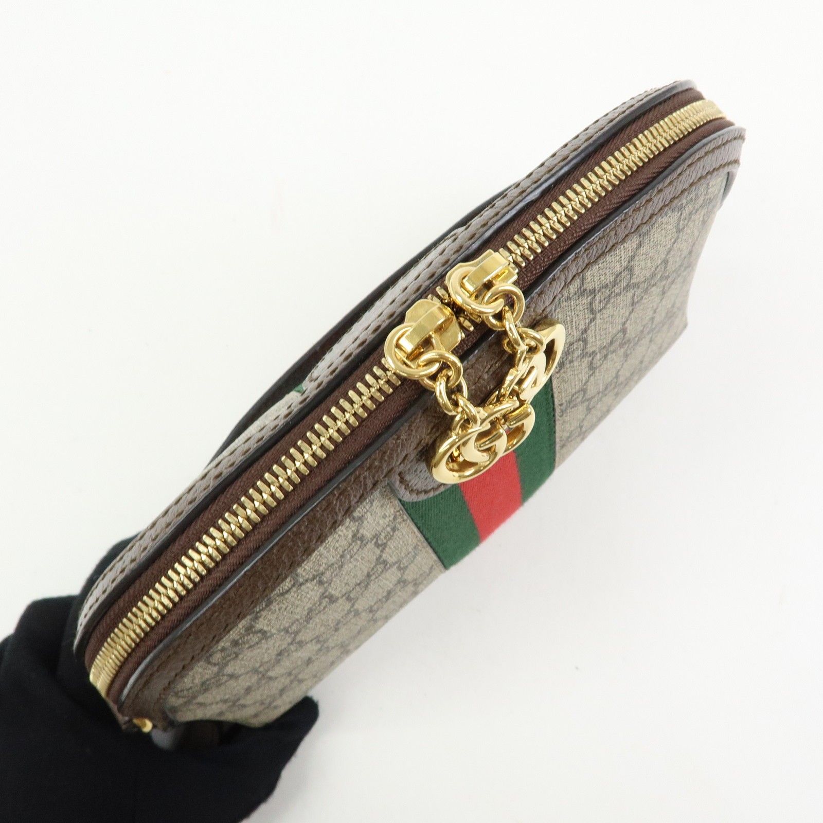 GG Supreme Small Ophidia Dome Shoulder Bag — view 14