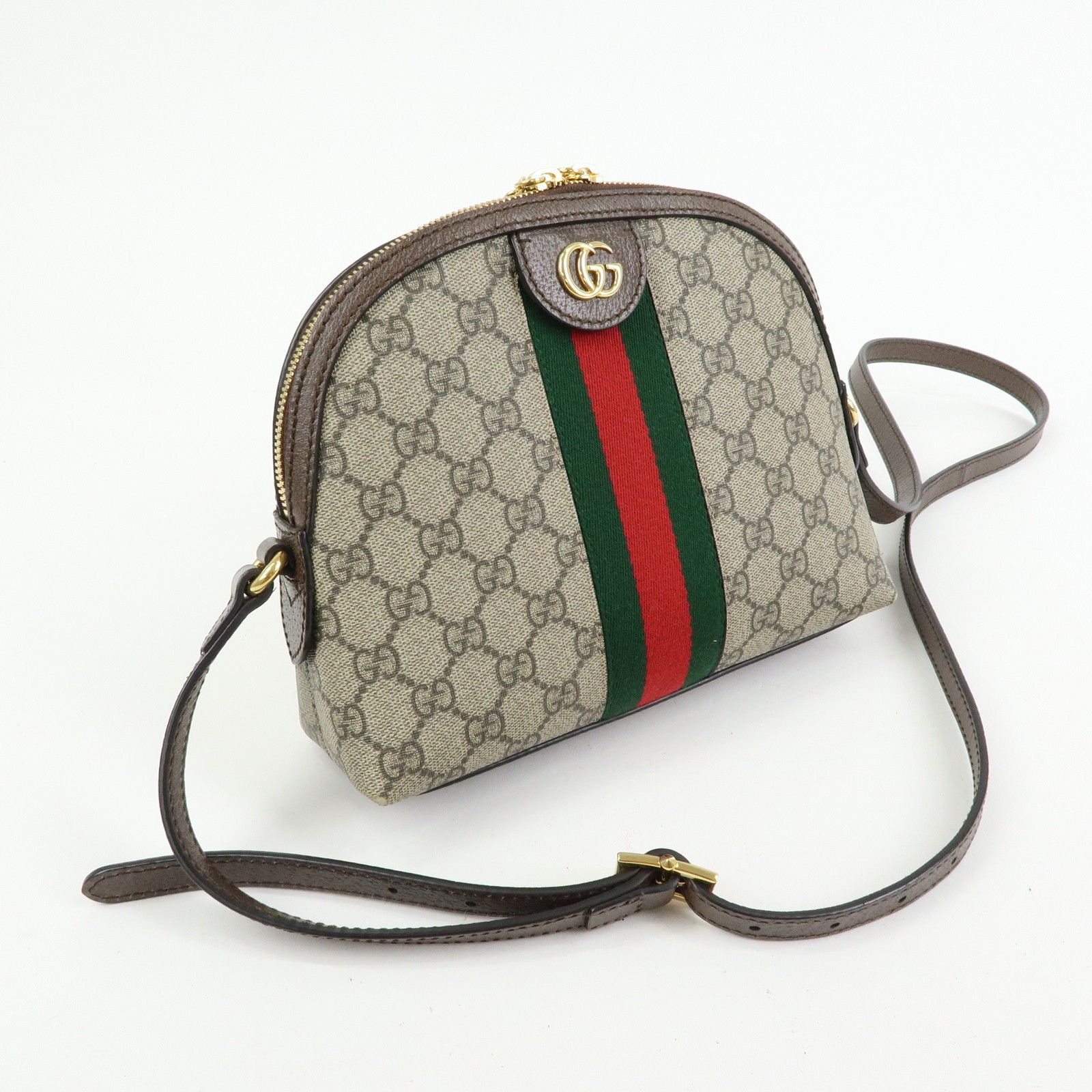 GG Supreme Small Ophidia Dome Shoulder Bag — view 4