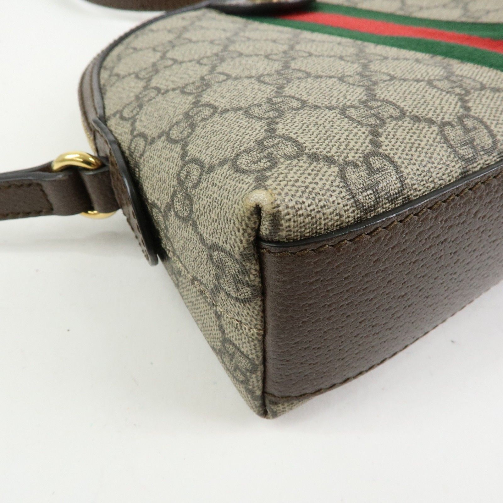 GG Supreme Small Ophidia Dome Shoulder Bag — view 8