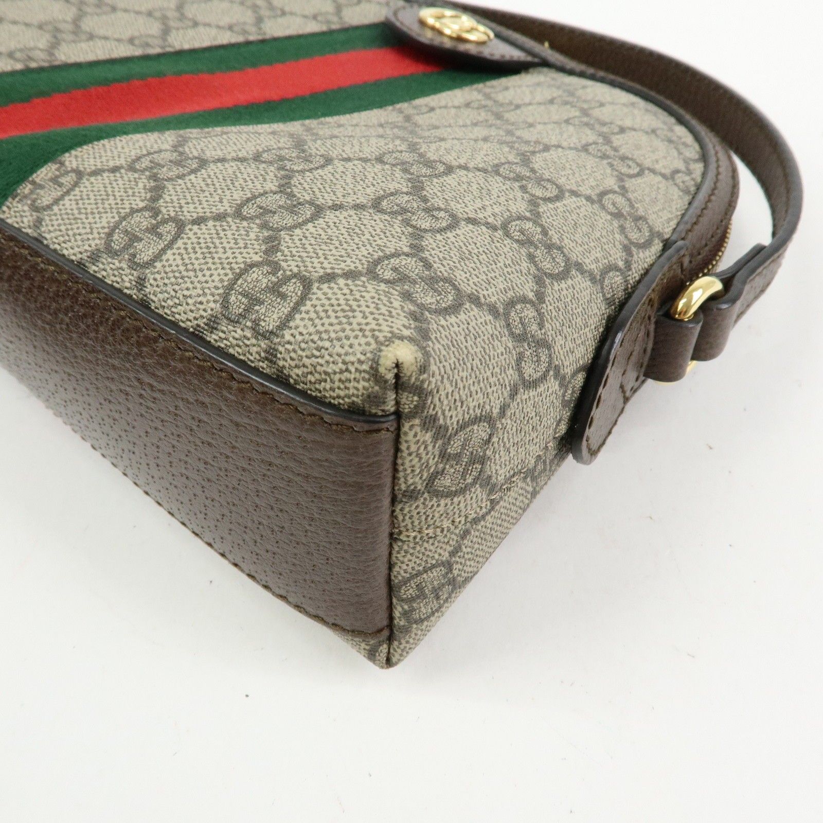 GG Supreme Small Ophidia Dome Shoulder Bag — view 9