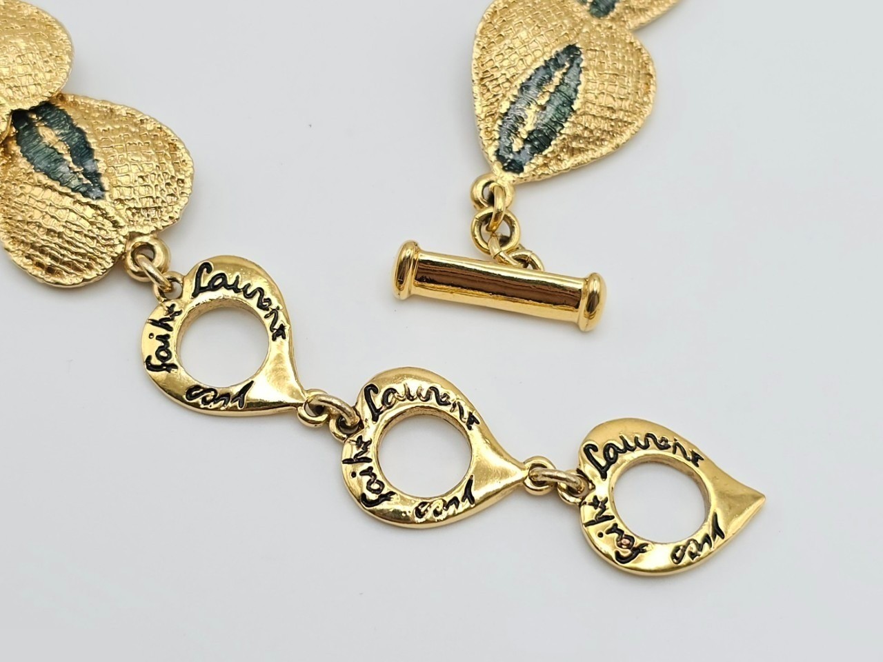 (Yves Saint Laurent) necklace; neck circumference approximately 44 cm — view 4