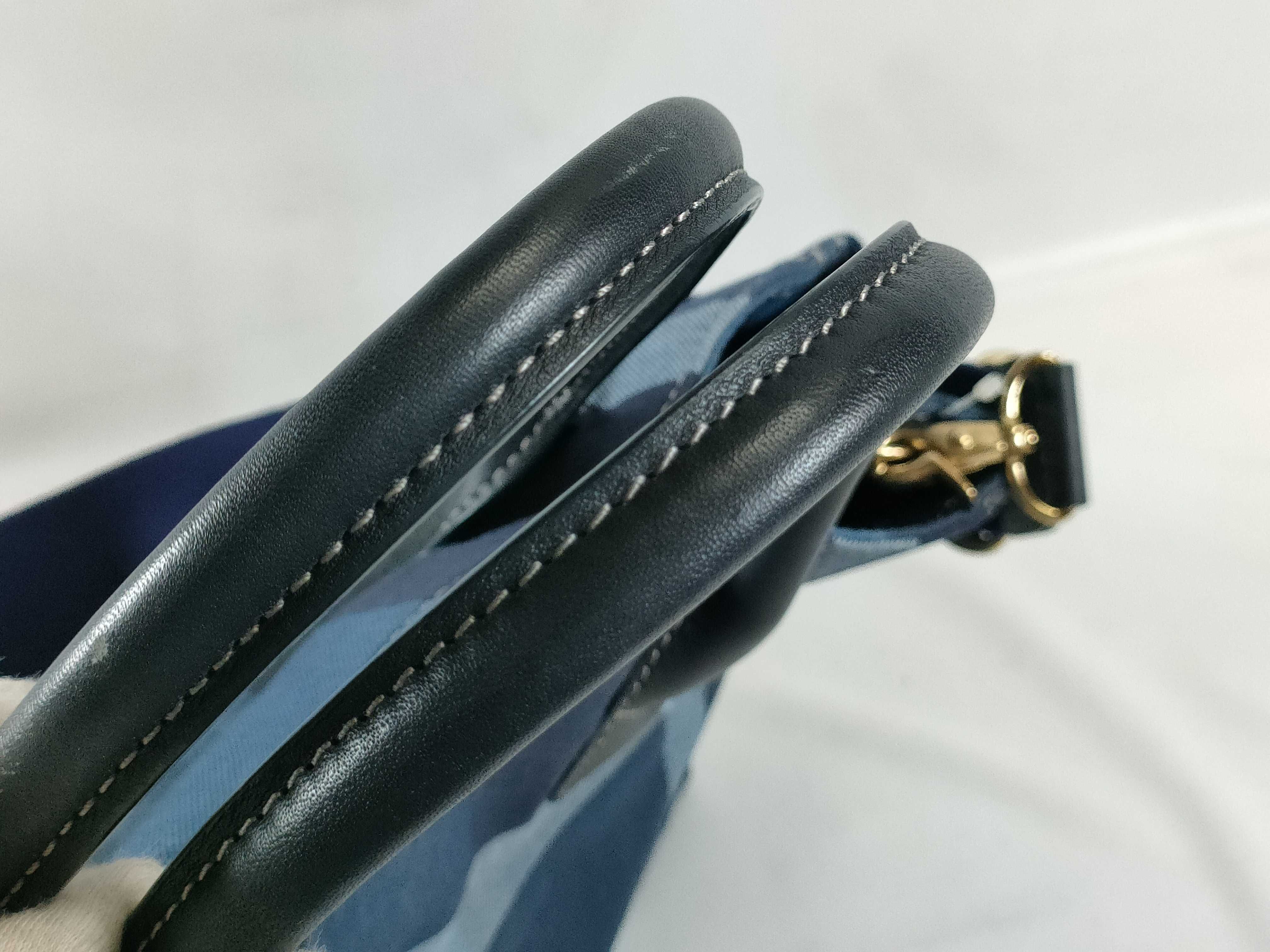 Blue Label Denim Nova Check 2-Way Shoulder Bag with Strap (Handbag) — view 4