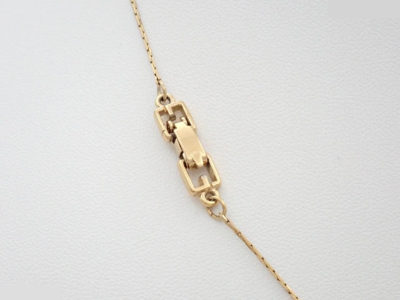 Gold necklace, chain approximately 40cm — view 2