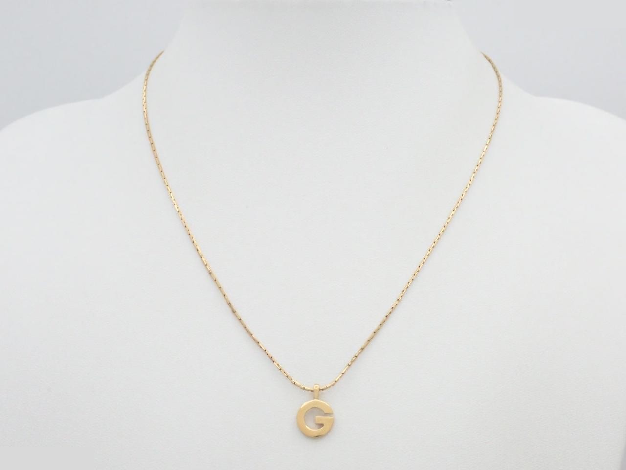 Gold necklace, chain approximately 40cm — view 3