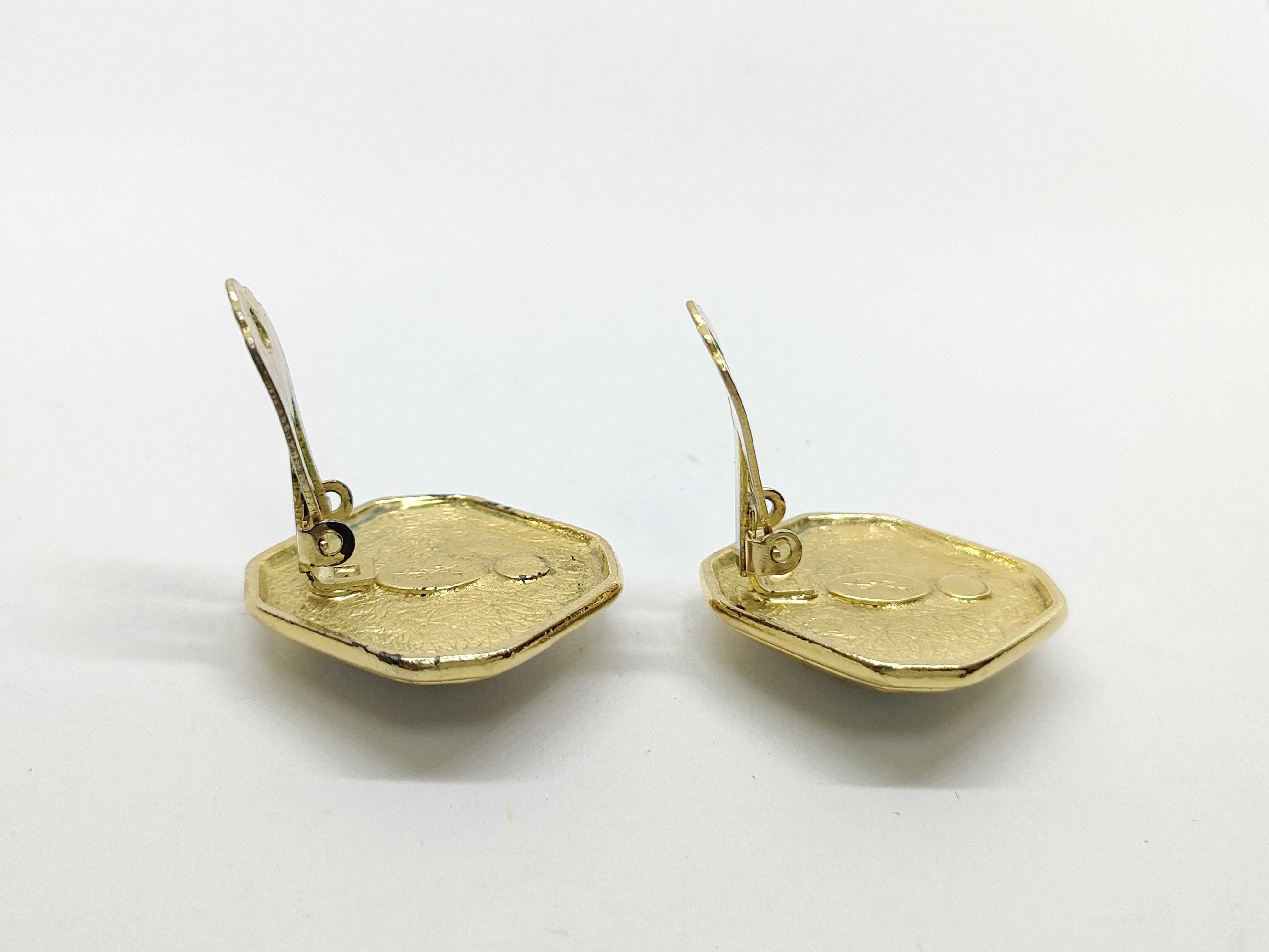 logo earrings, 22.6g. — view 3