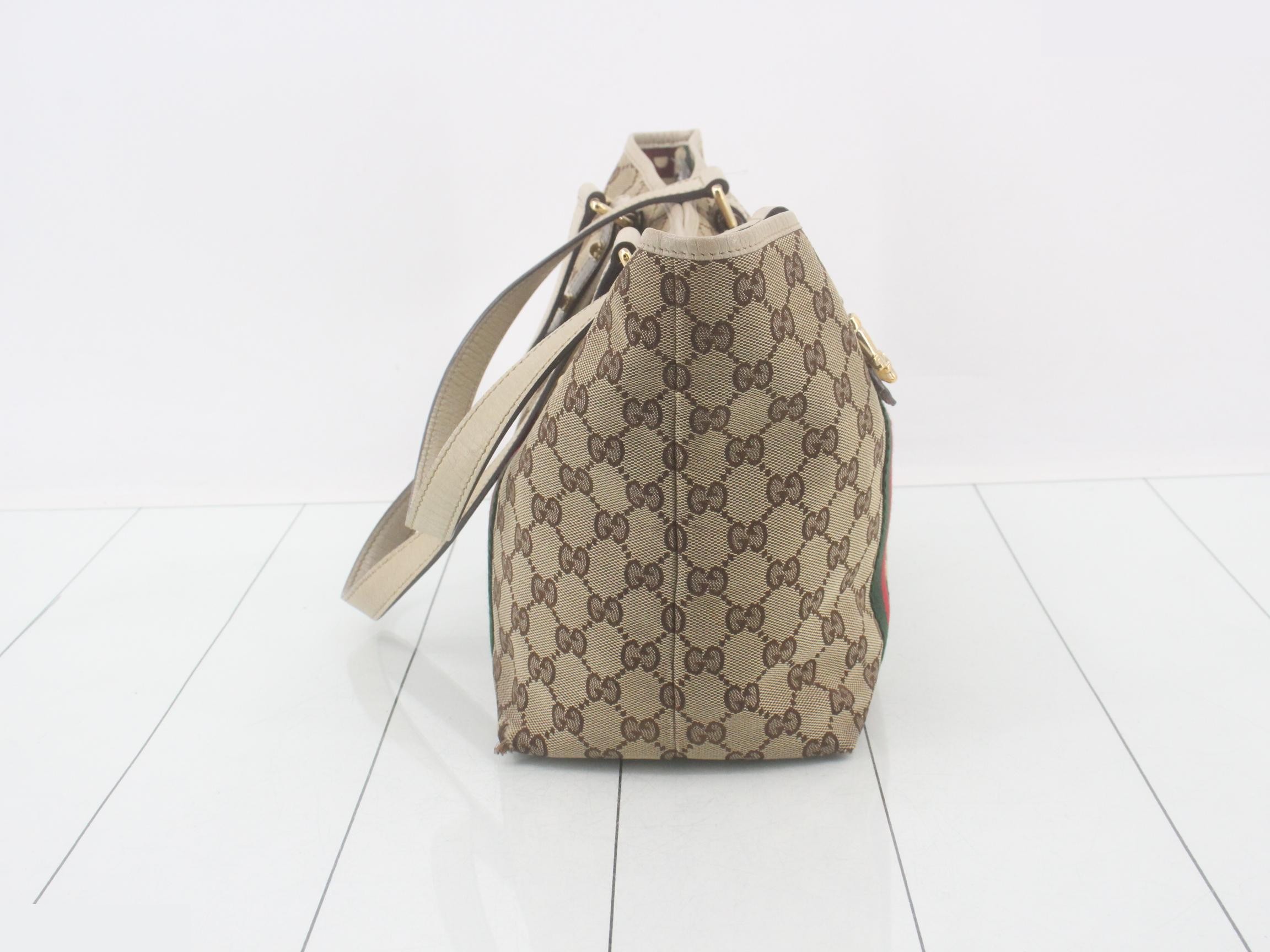 Tote bag, GG canvas/Sherry line canvas, 137396 — view 4