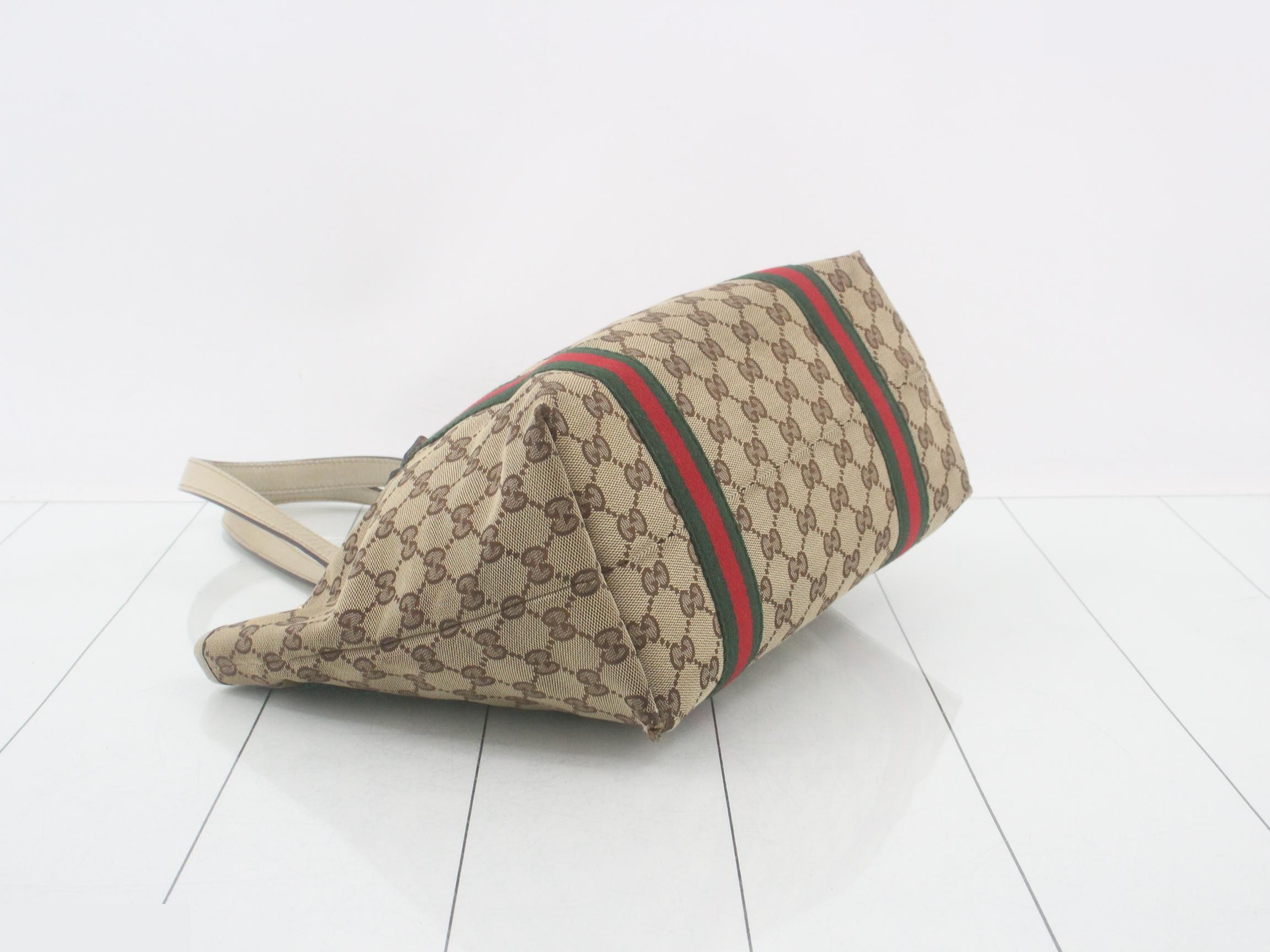 Tote bag, GG canvas/Sherry line canvas, 137396 — view 5