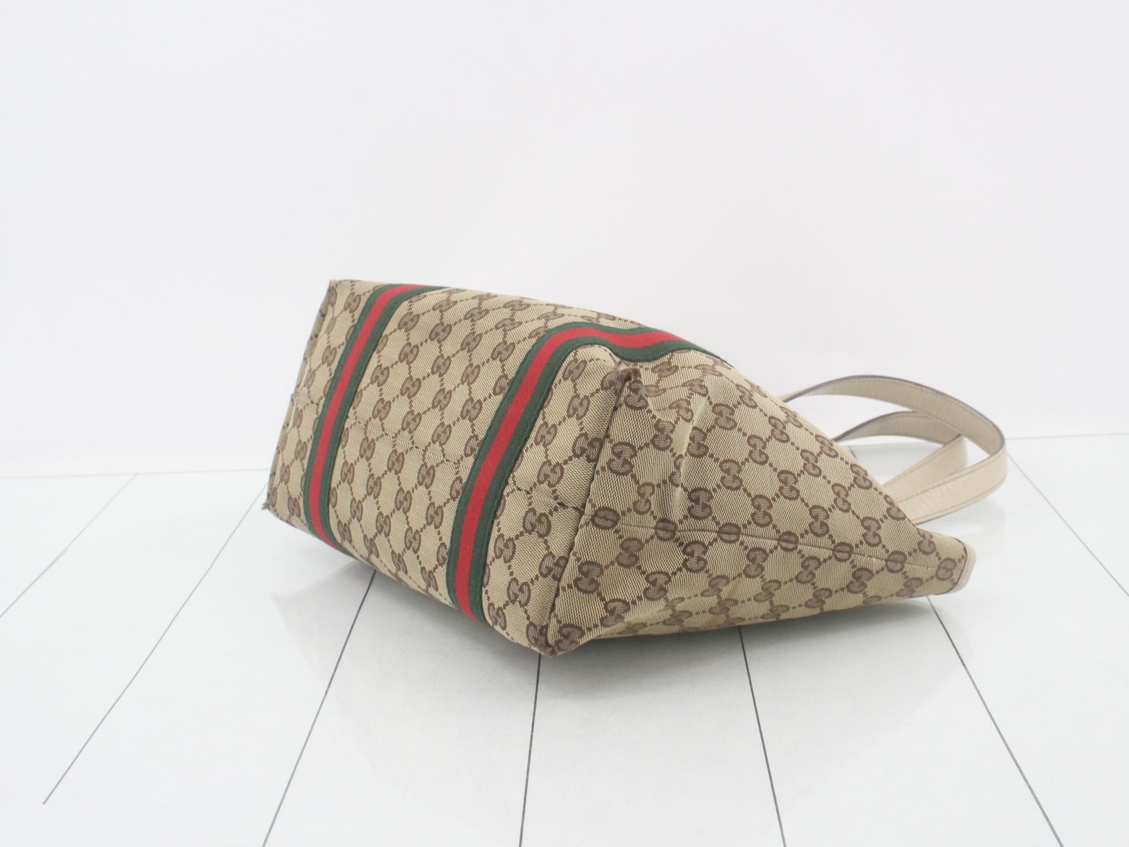 Tote bag, GG canvas/Sherry line canvas, 137396 — view 6