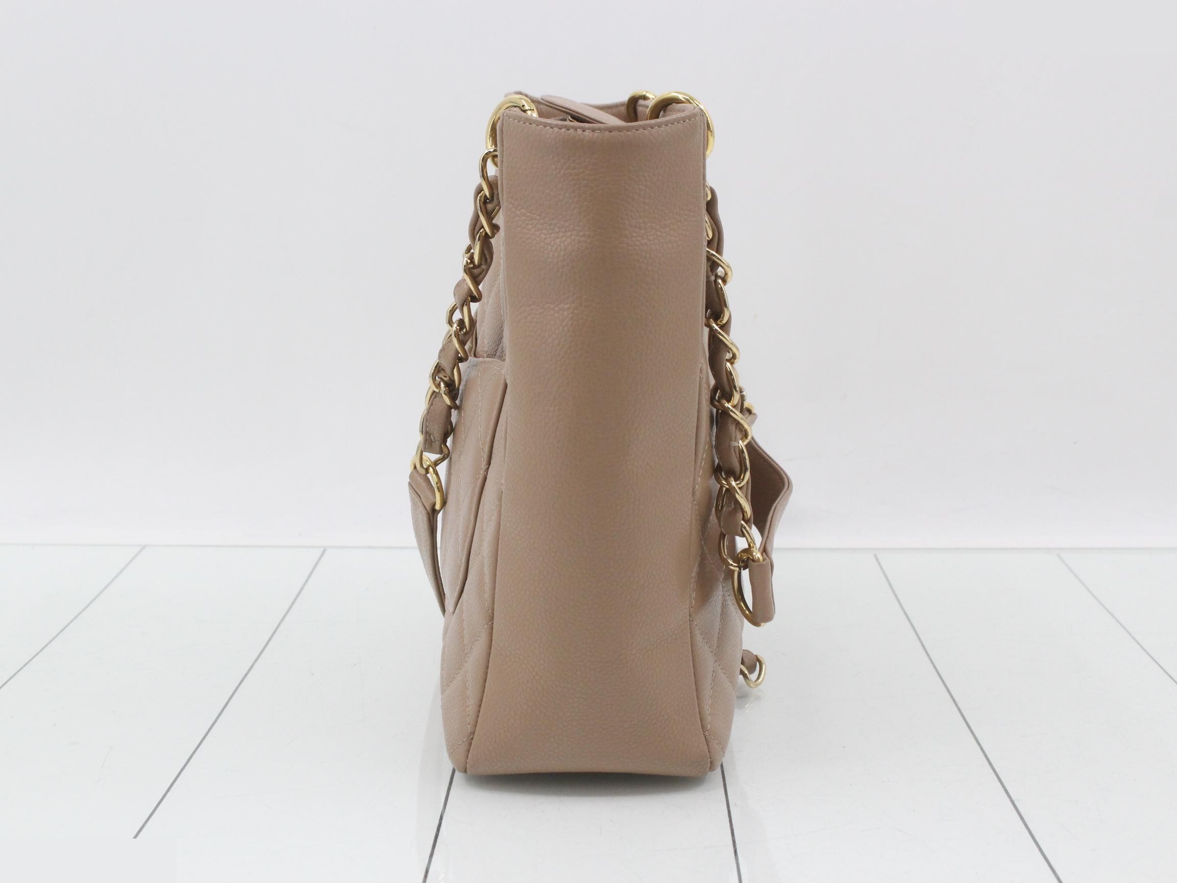 PST Caviar Skin Chain Tote Bag — view 4