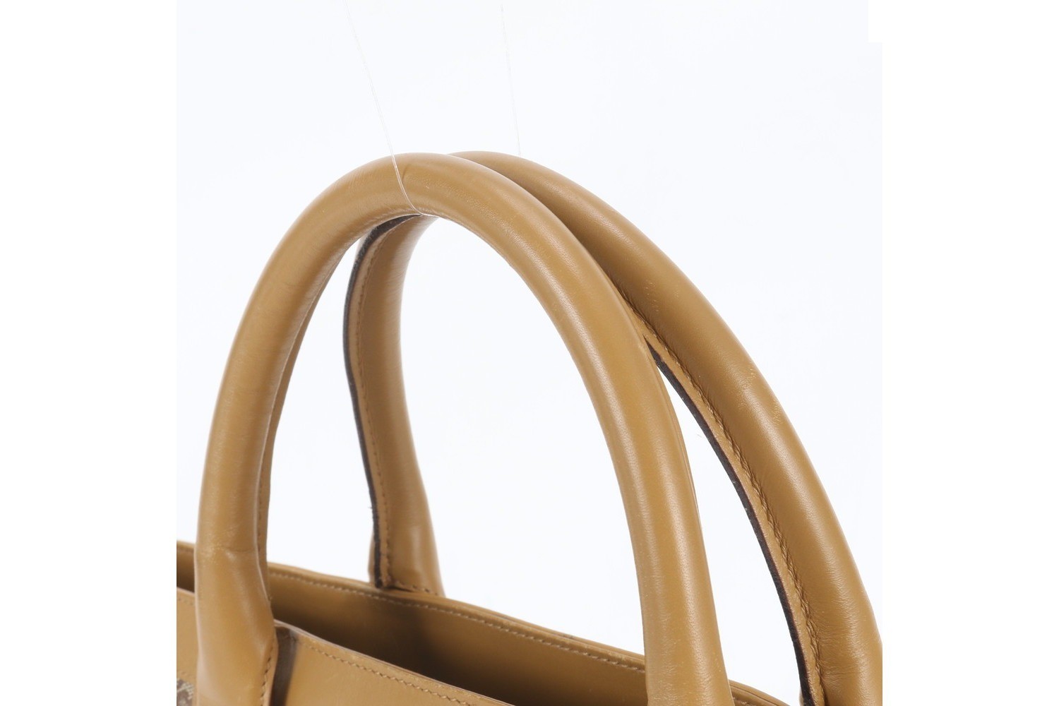 GG Canvas Sherry Line 002 1093 Leather Tote Bag — view 2