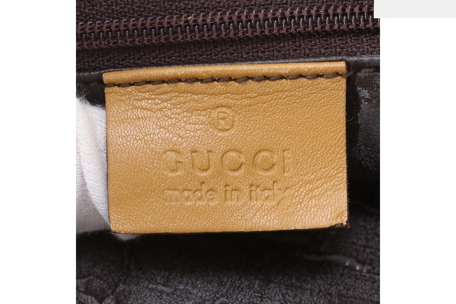 GG Canvas Sherry Line 002 1093 Leather Tote Bag — view 8