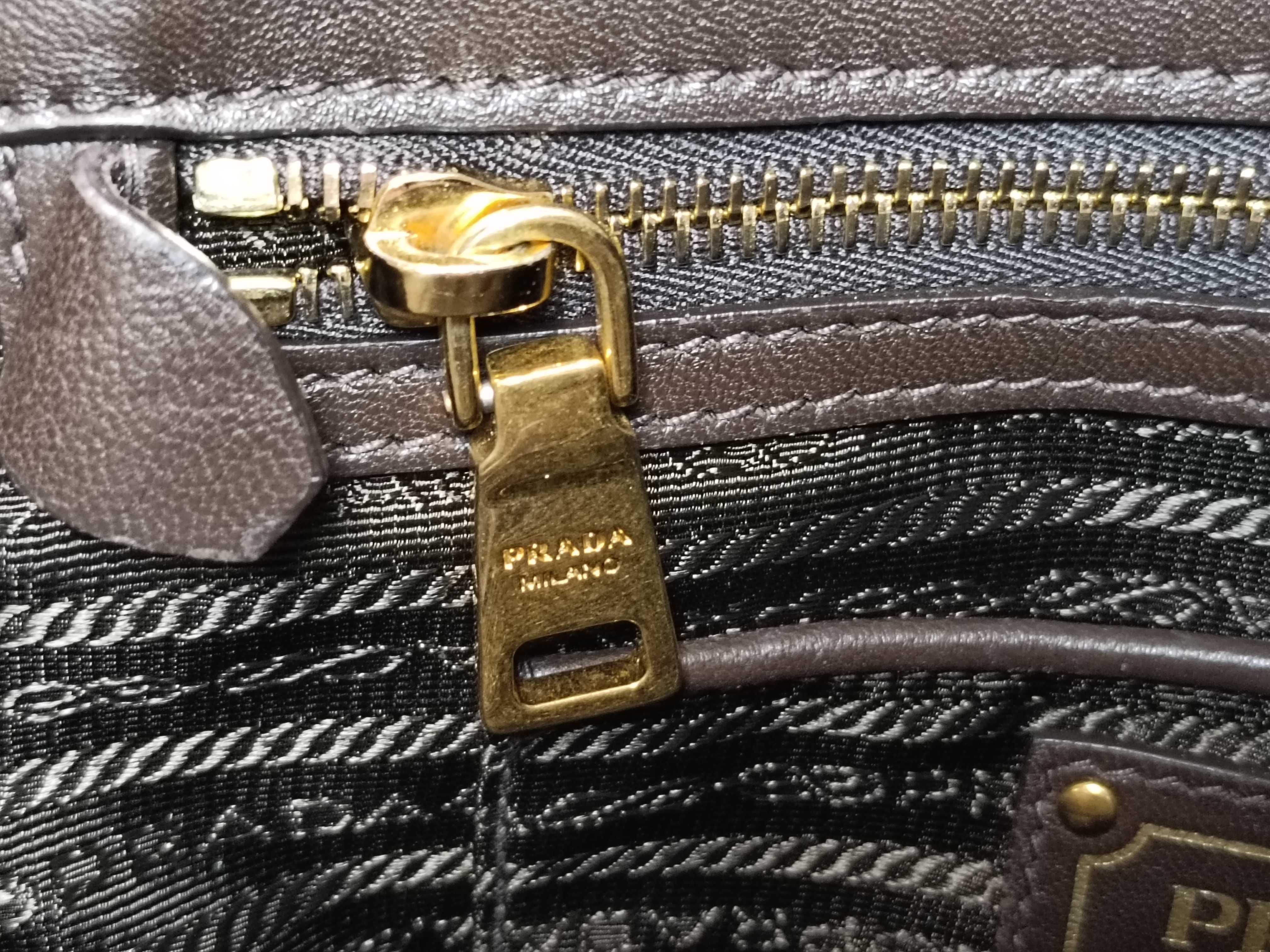 Nylon Handbag, Khaki/Green — view 11
