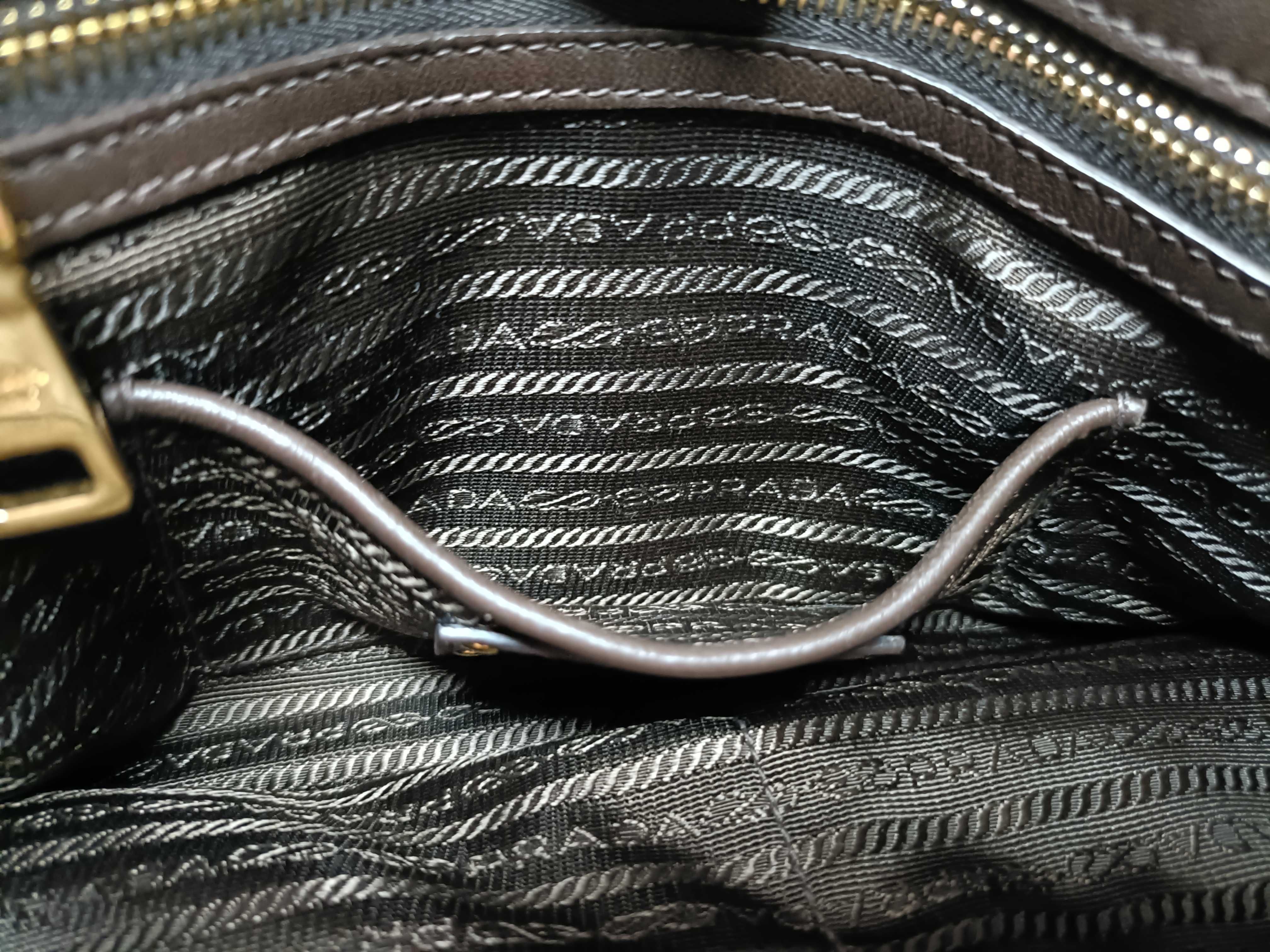 Nylon Handbag, Khaki/Green — view 14