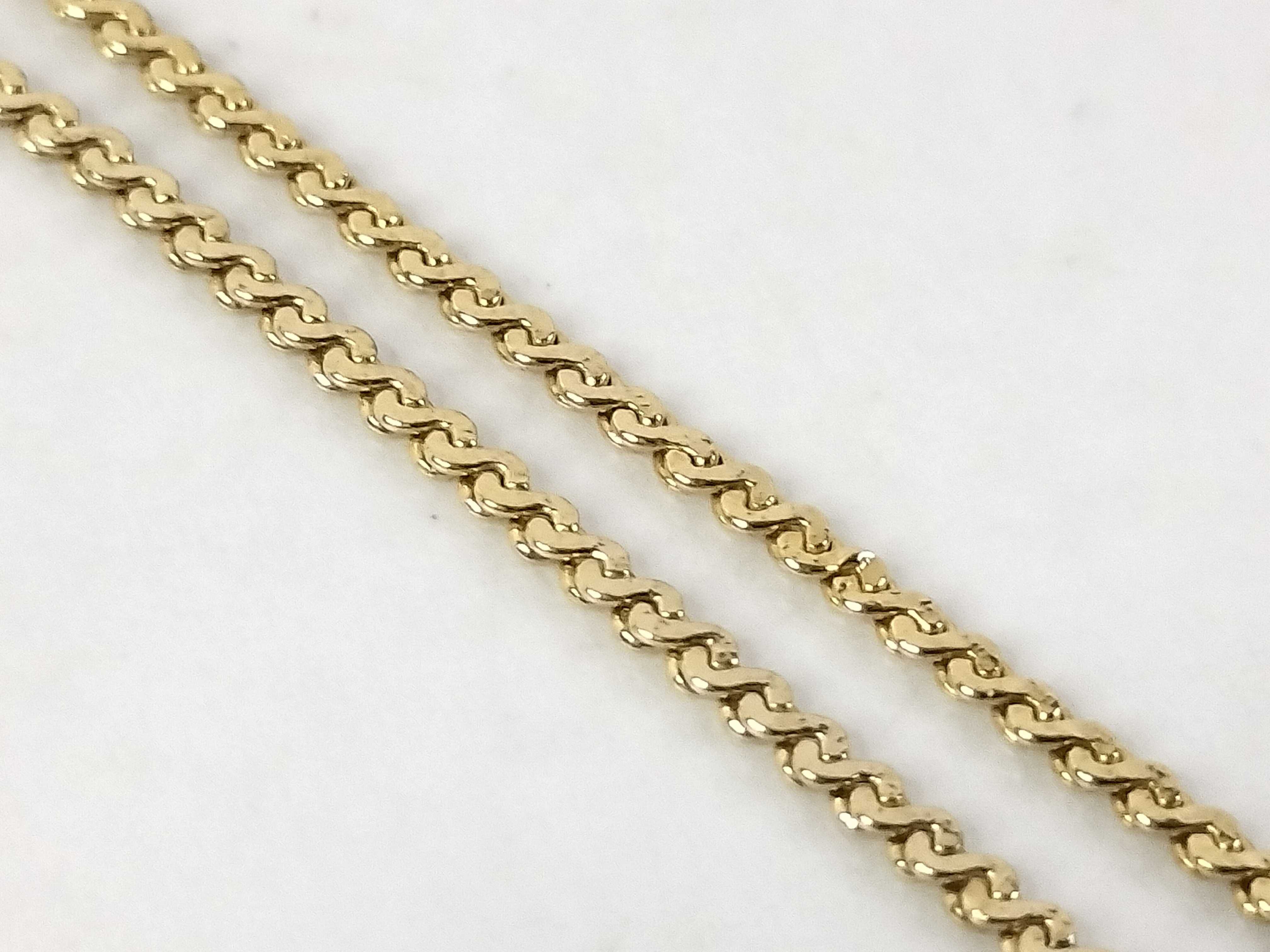 Gold Logo Necklace — view 6