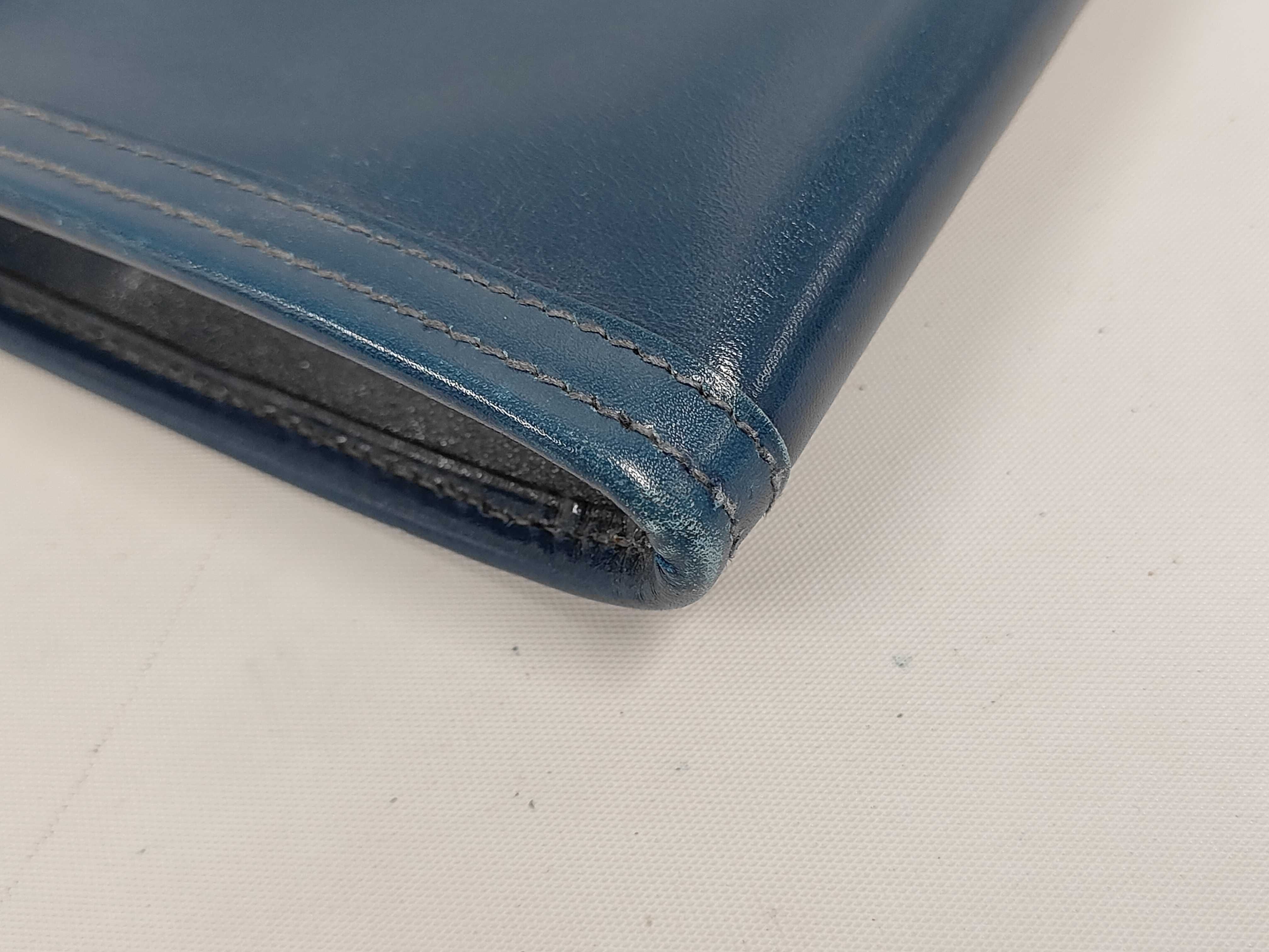 Jige PM Box Calf Clutch Bag Blue H Clutch Bag — view 4