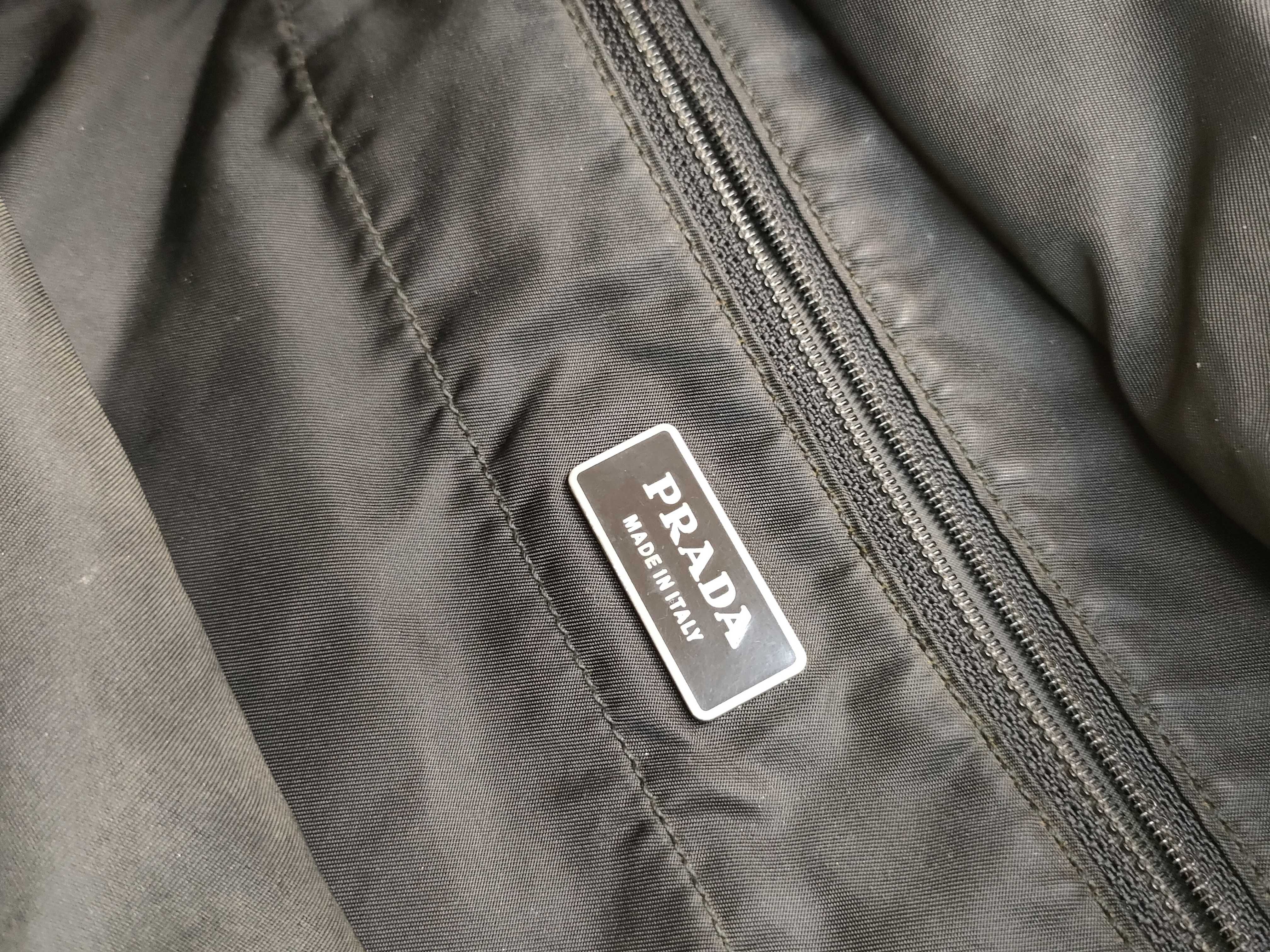 Nylon Shoulder Bag, Chestnut Triangle Logo, Prada Shoulder Bag — view 11