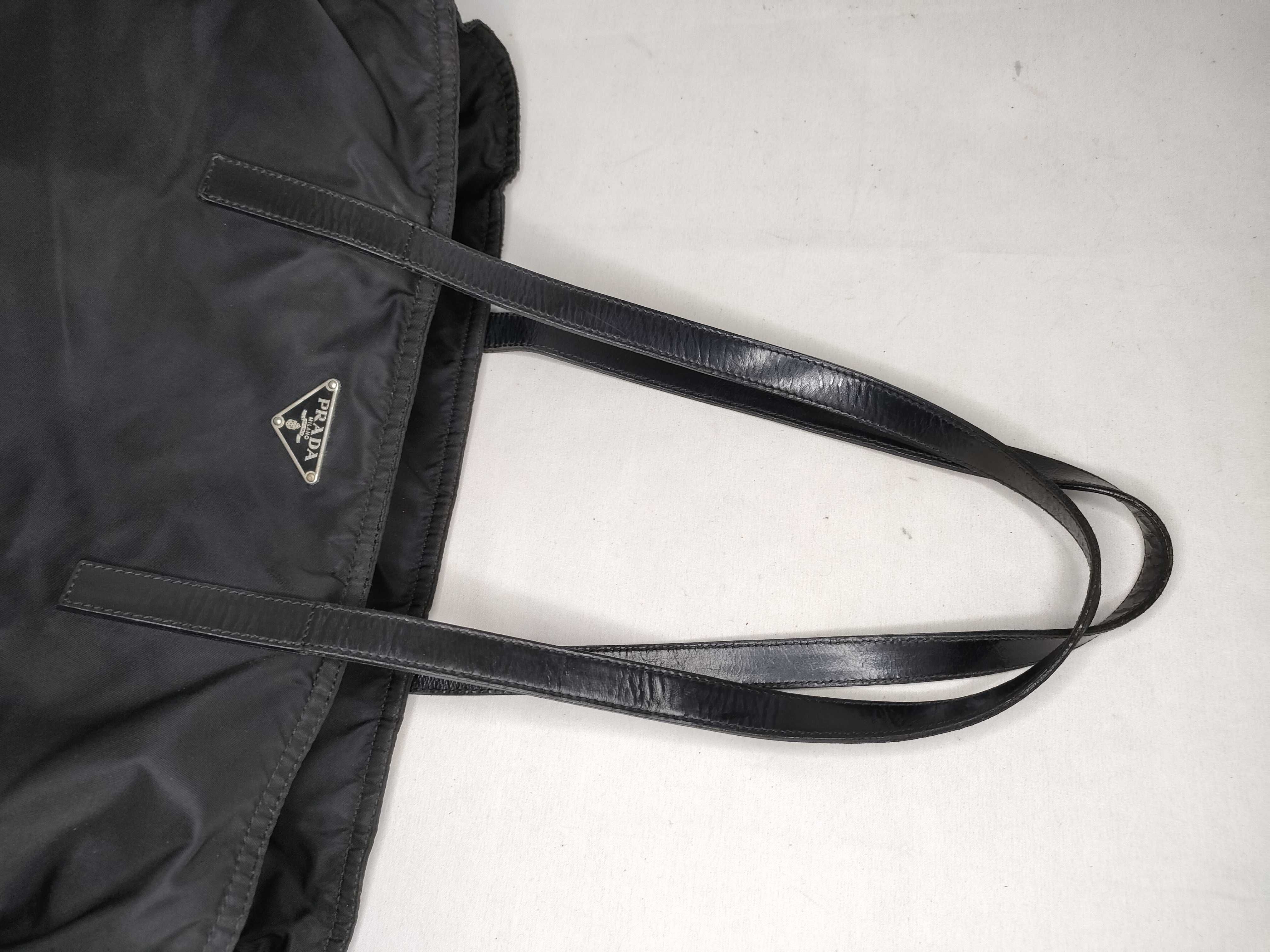 Nylon Shoulder Bag, Chestnut Triangle Logo, Prada Shoulder Bag — view 3