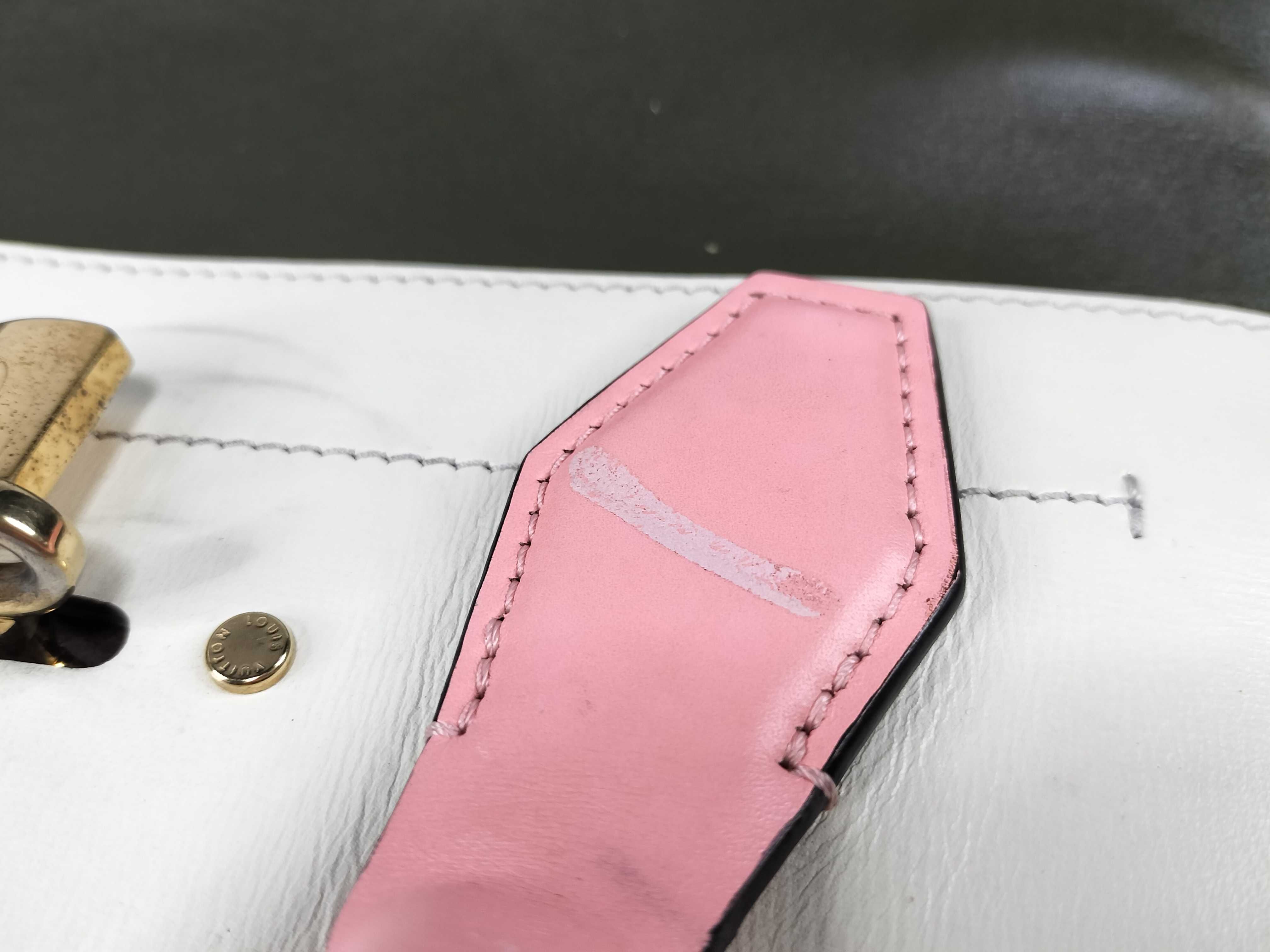 Taurillon City Steamer Pink/Green Handbag — view 14