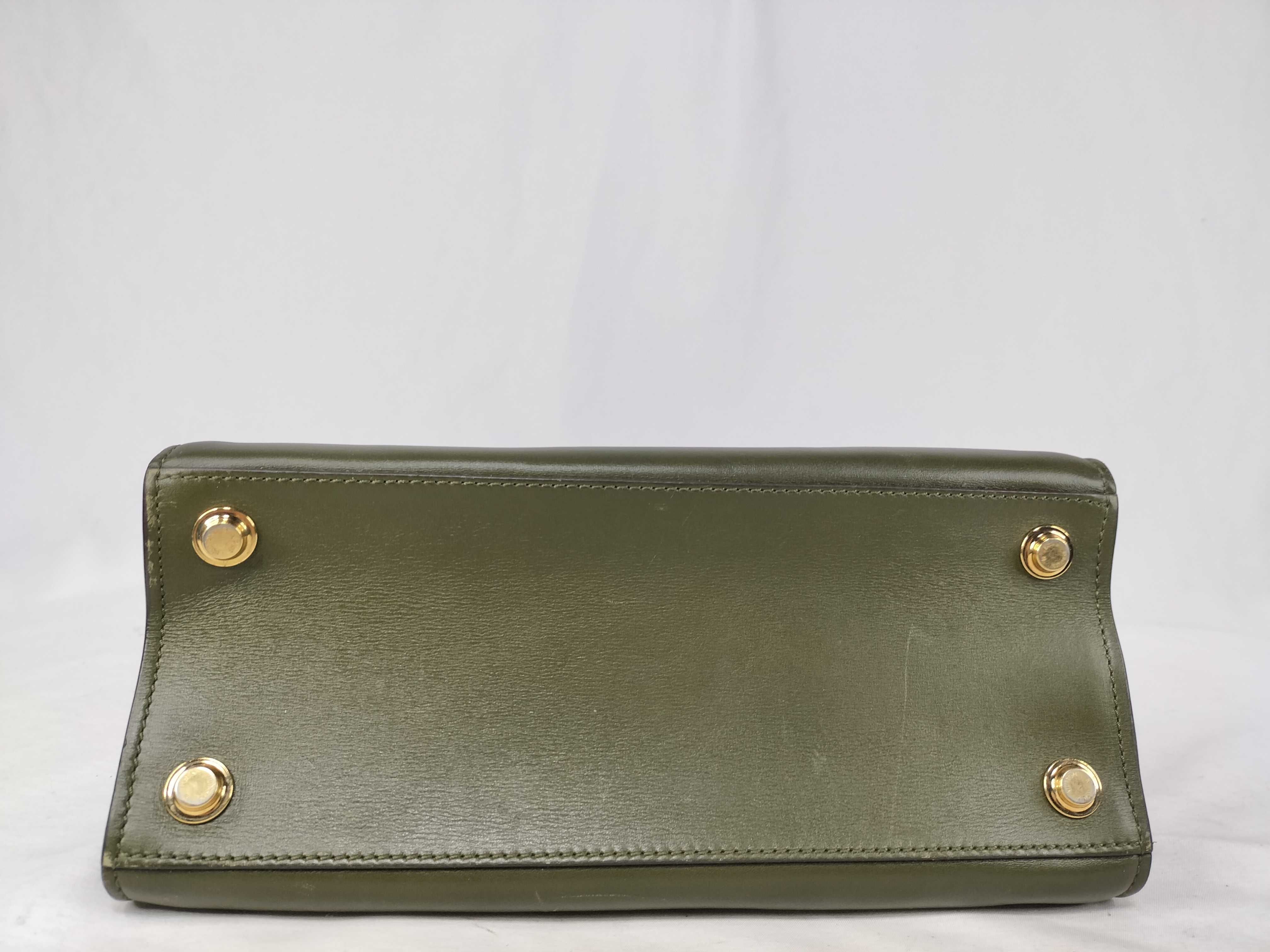 Taurillon City Steamer Pink/Green Handbag — view 7