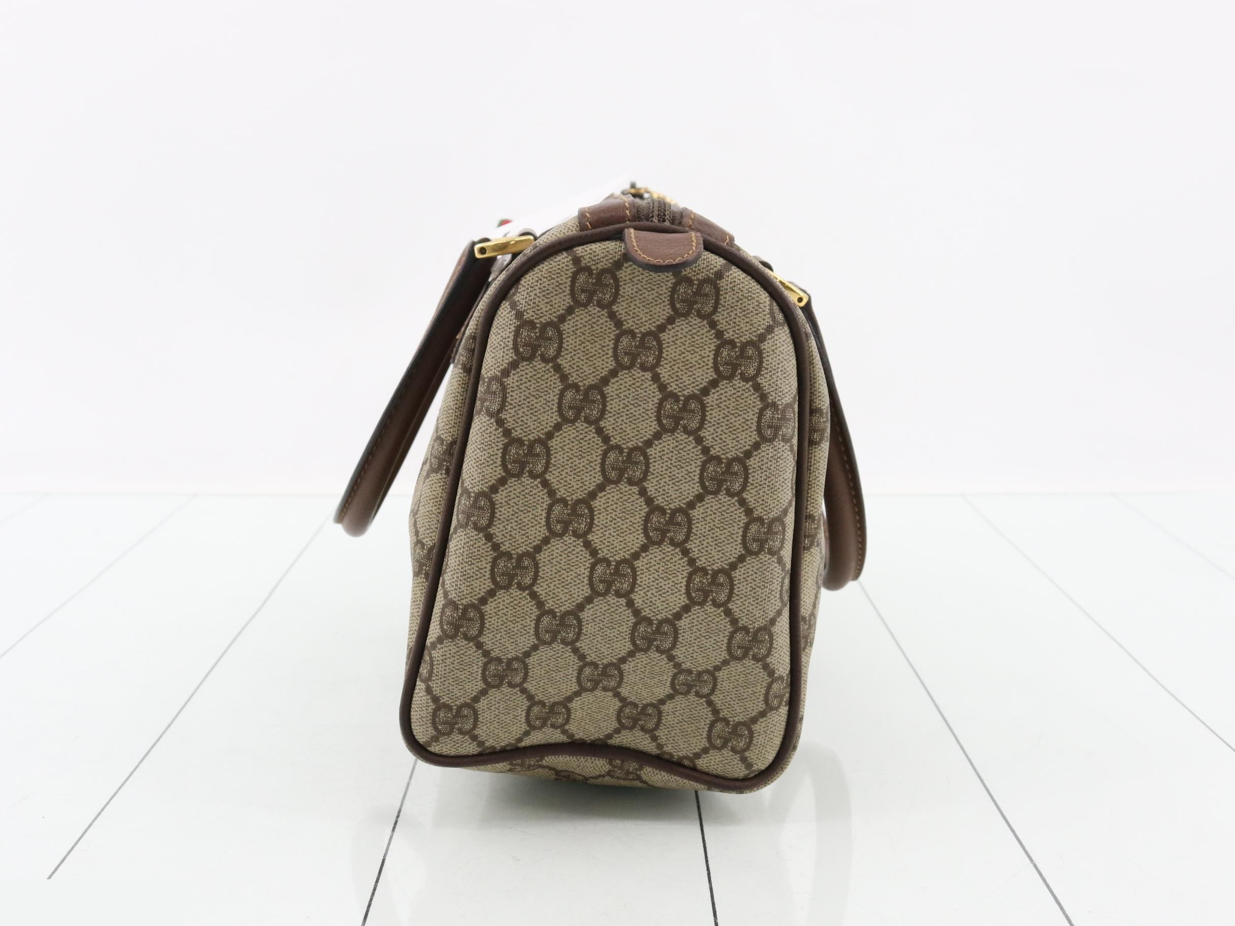 GG Supreme Interlocking Sherry Line Handbag — view 3