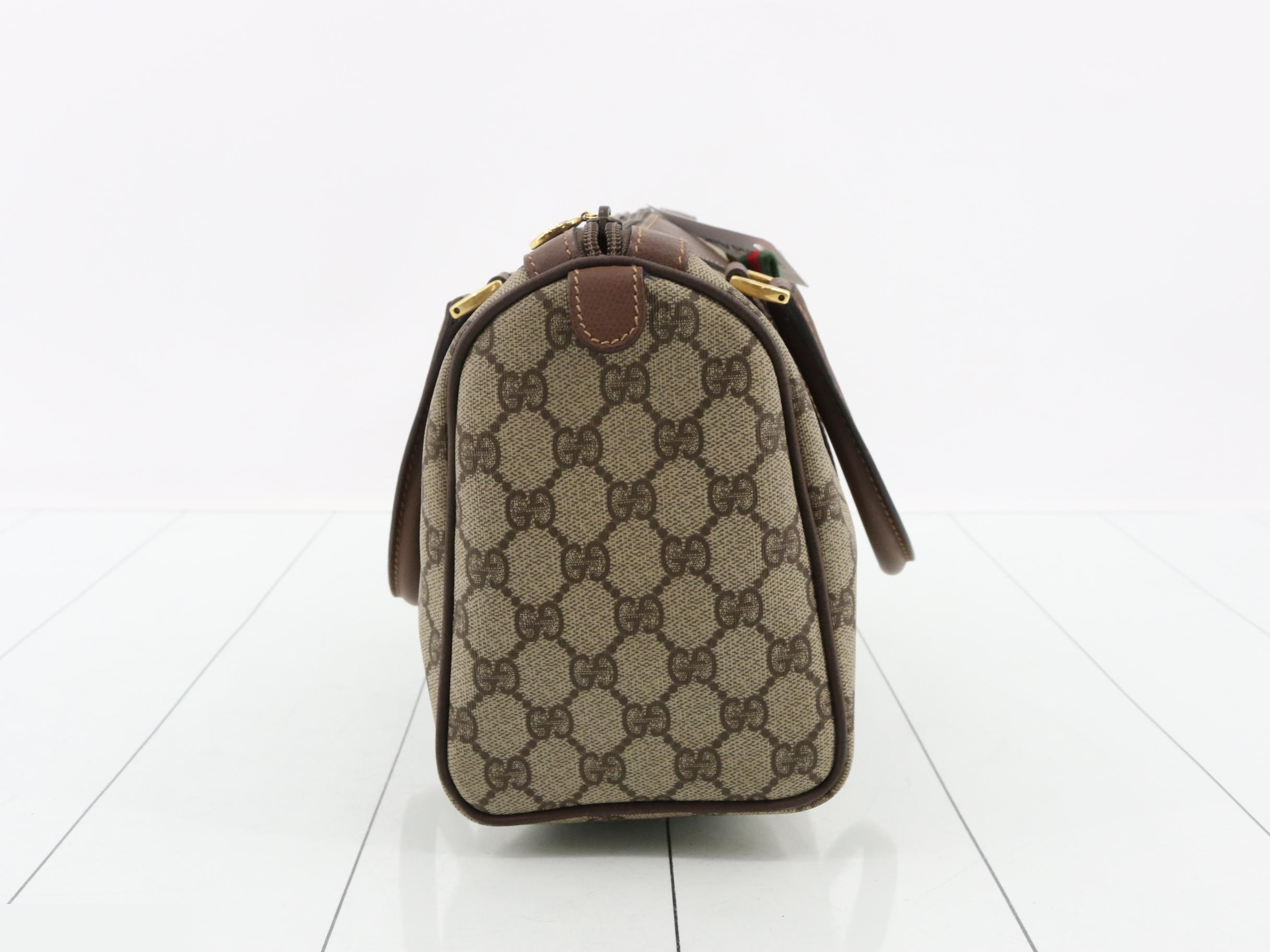 GG Supreme Interlocking Sherry Line Handbag — view 4