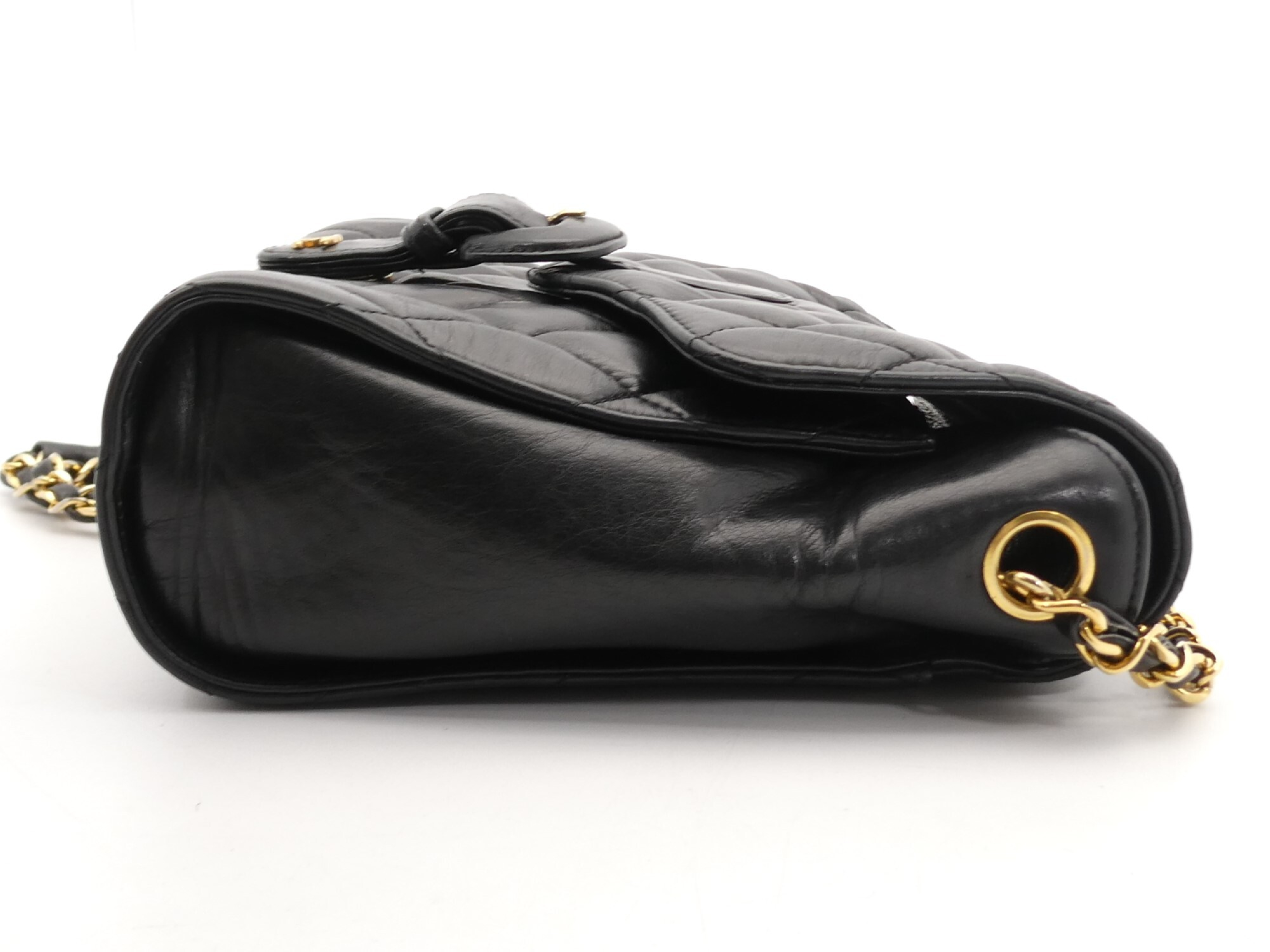 Matelassé Coco Mark Chain Shoulder Bag — view 4