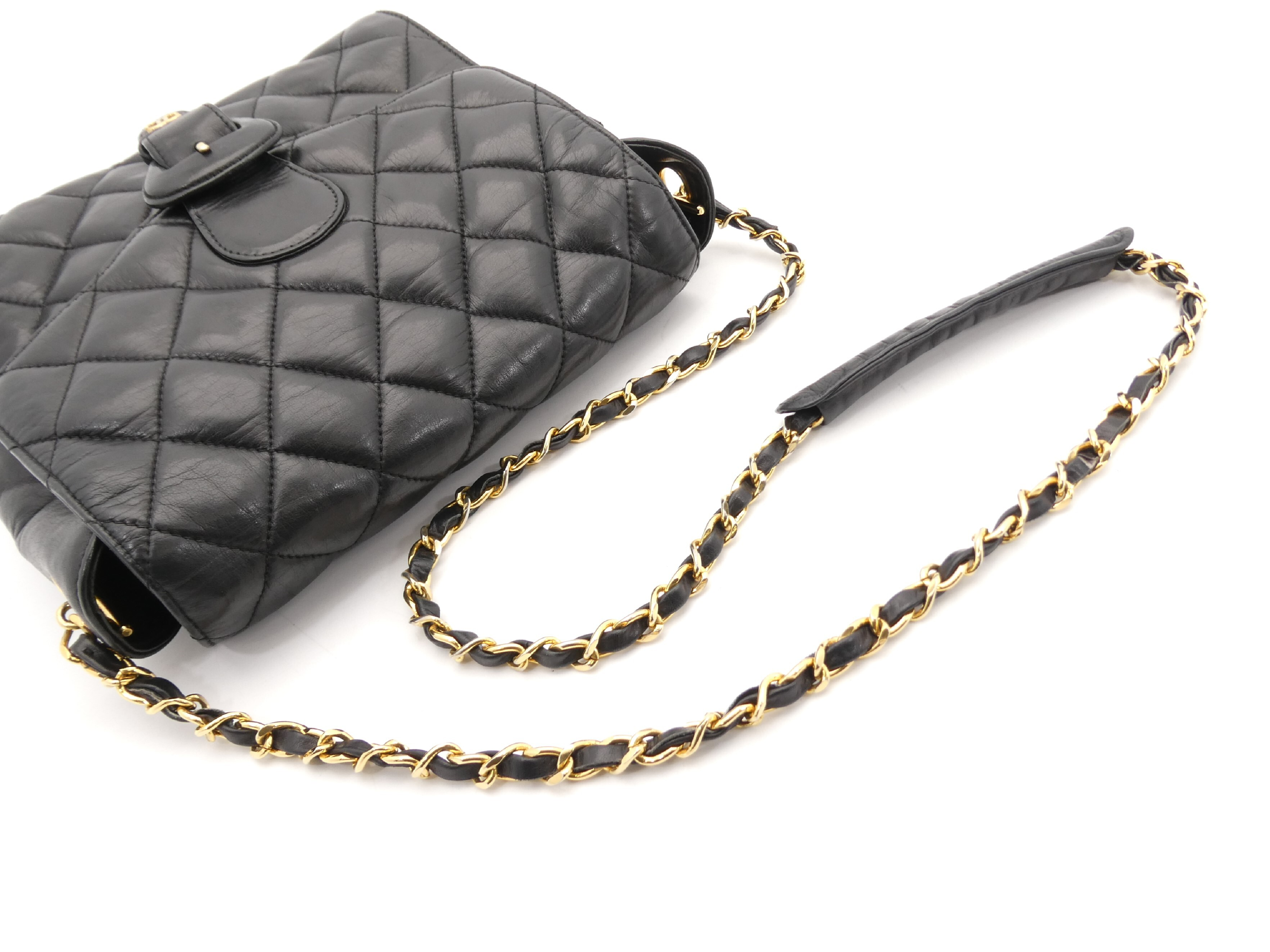 Matelassé Coco Mark Chain Shoulder Bag — view 6
