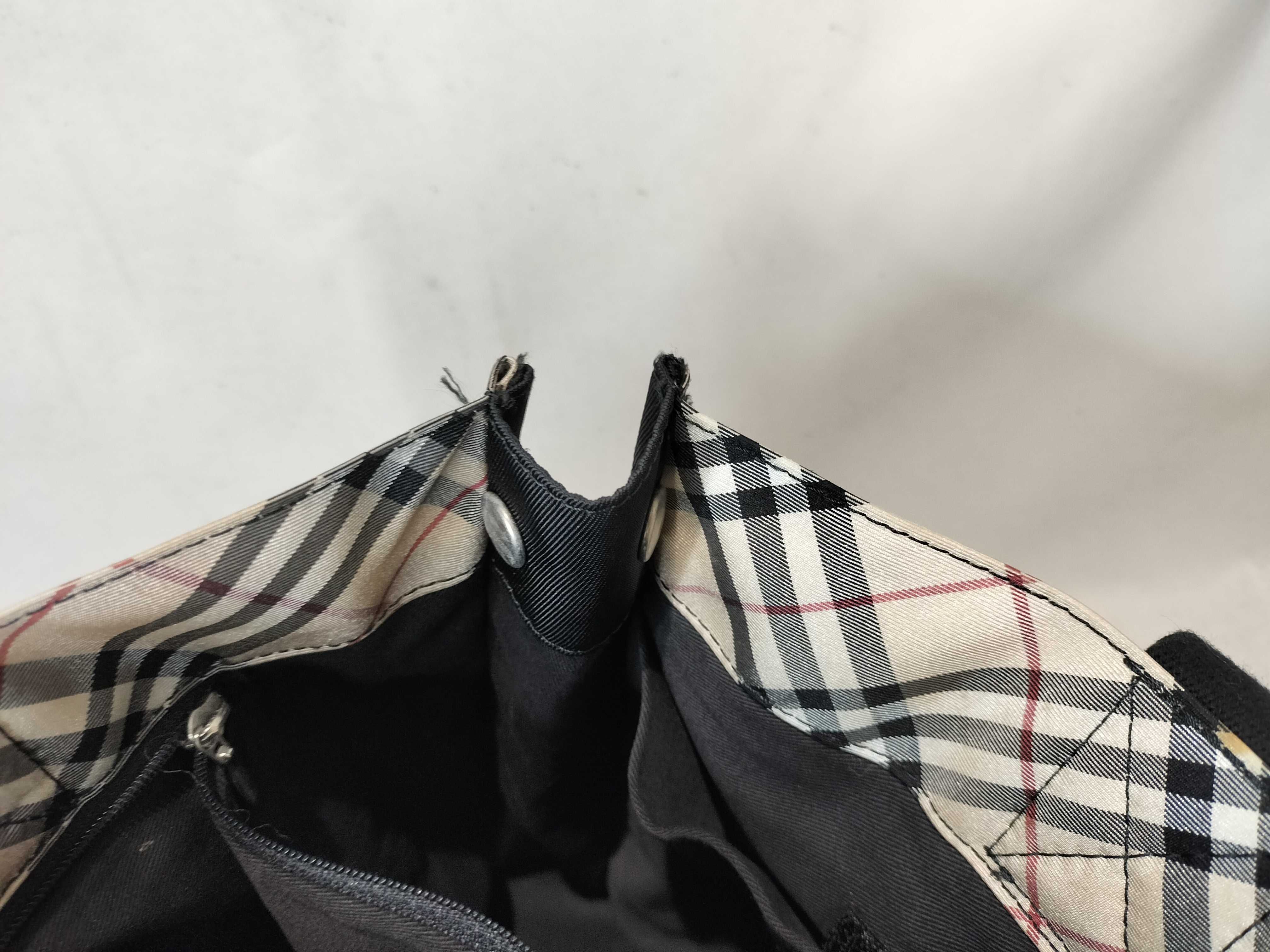 Blue Label Nova Check Handbag, Black — view 12