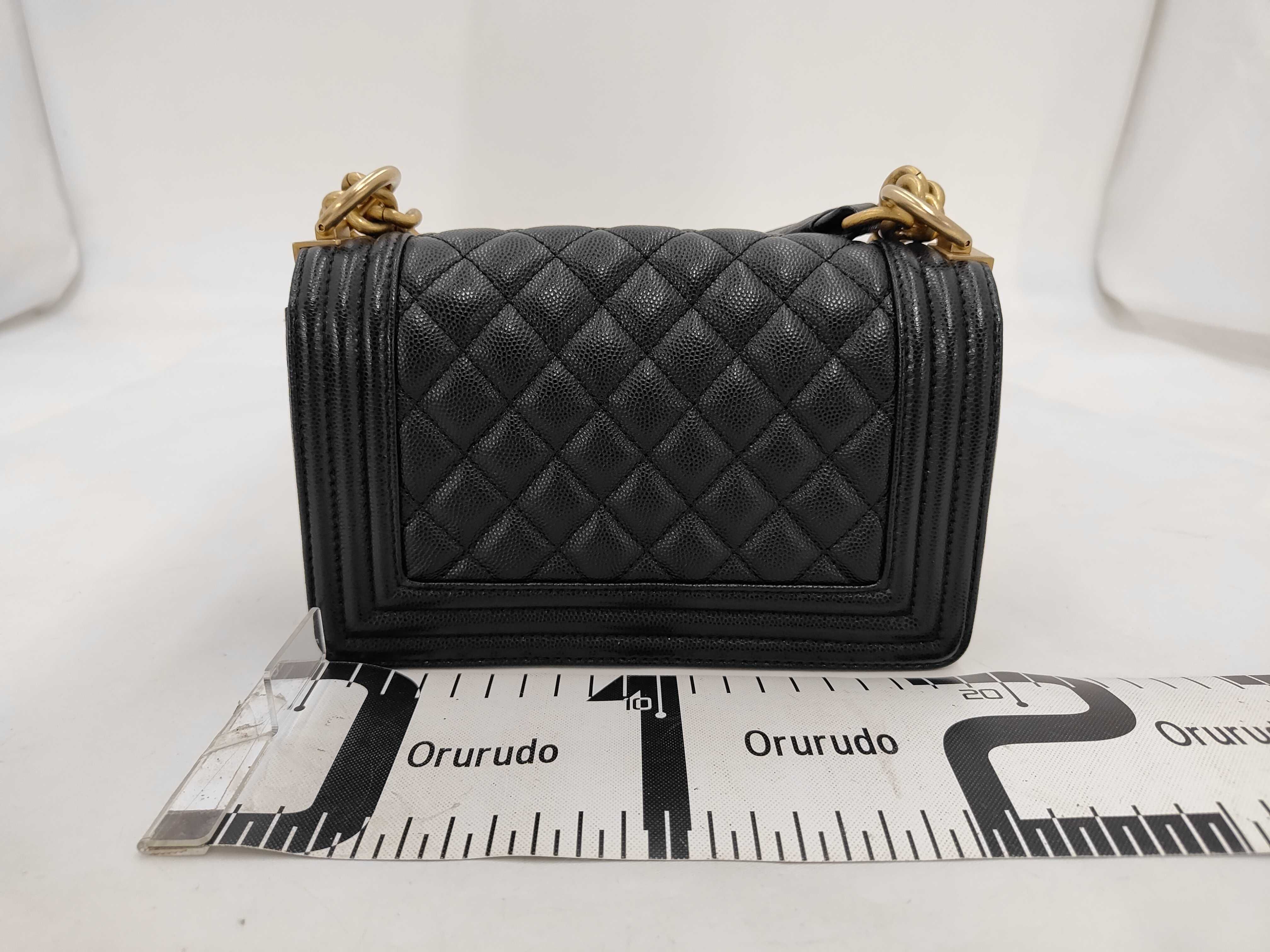 Boy Chanel Caviar Matelassé Shoulder Bag — view 2