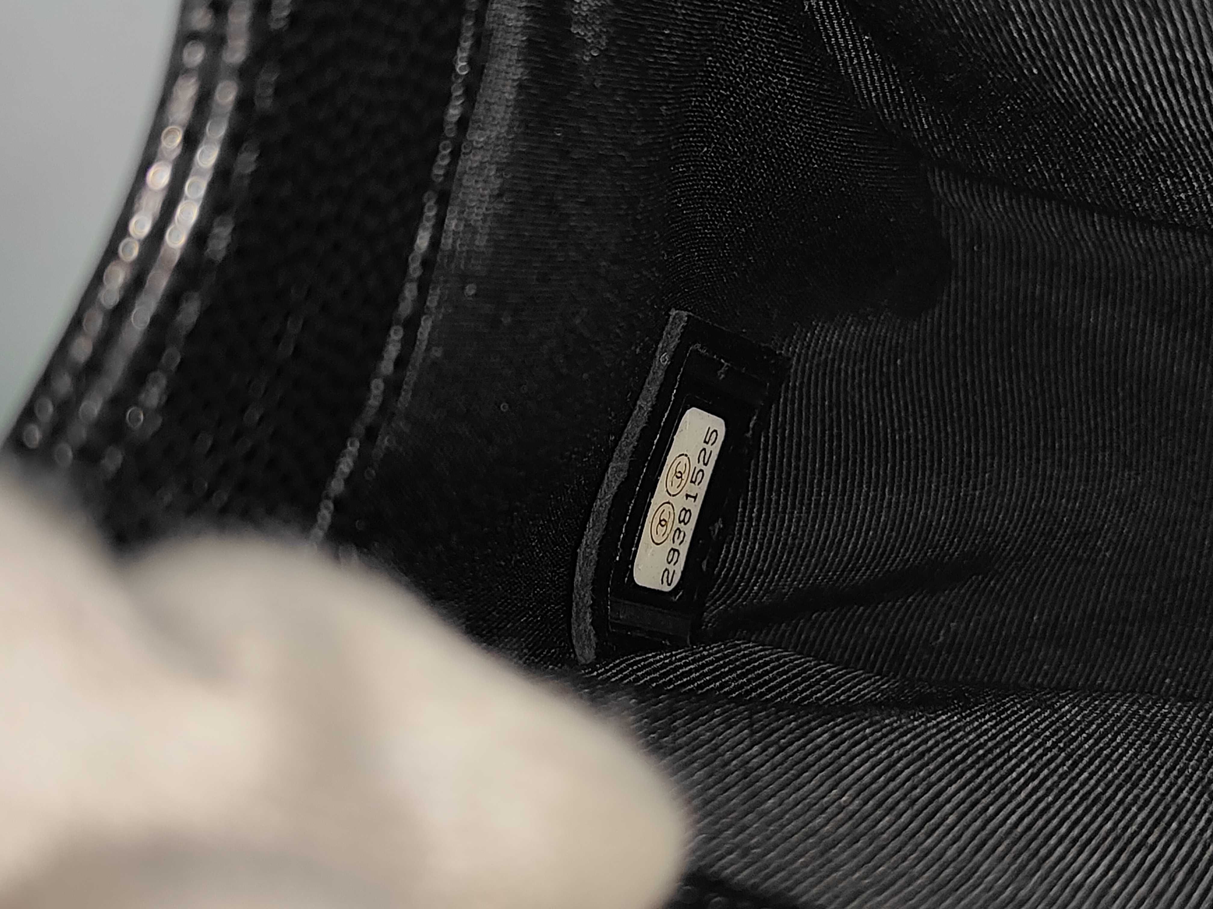 Boy Chanel Caviar Matelassé Shoulder Bag — view 11