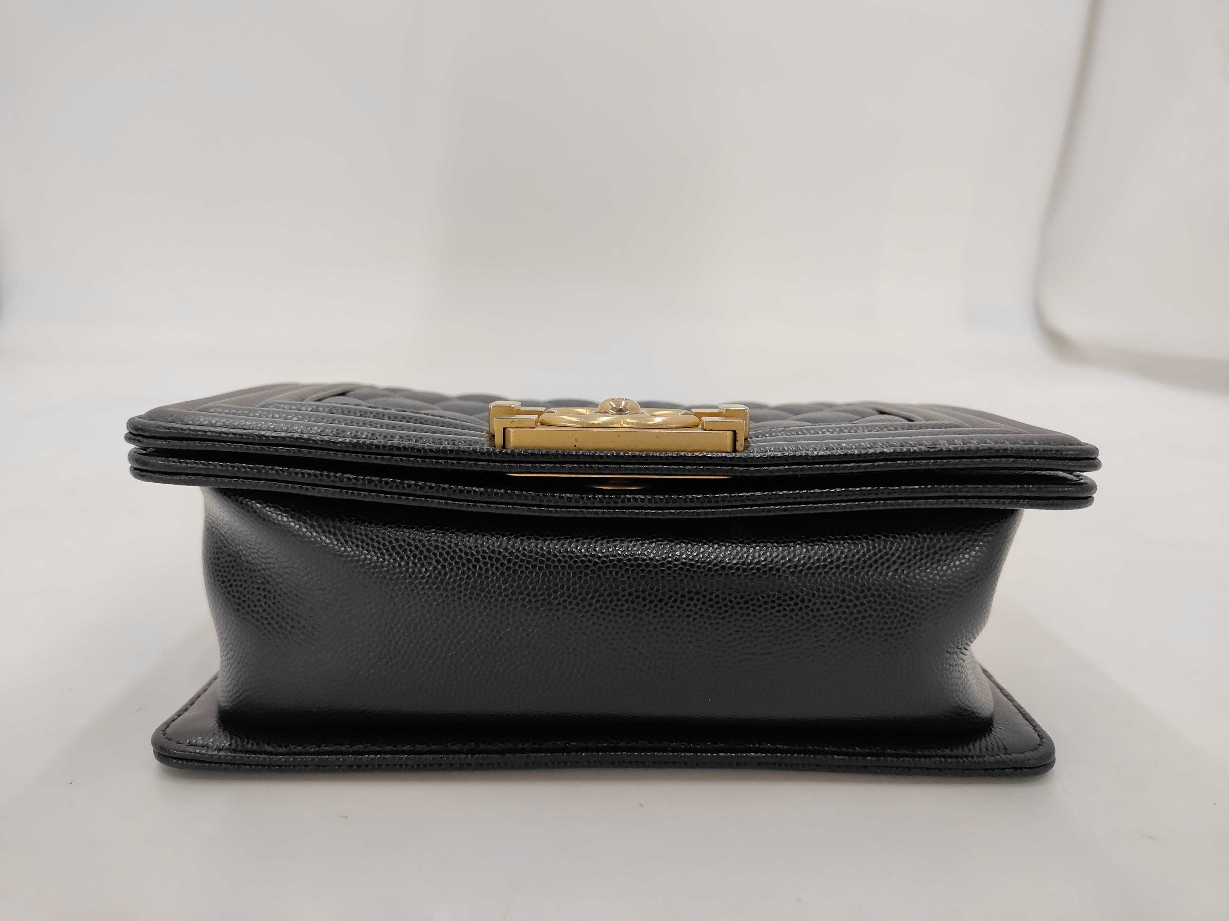 Boy Chanel Caviar Matelassé Shoulder Bag — view 4