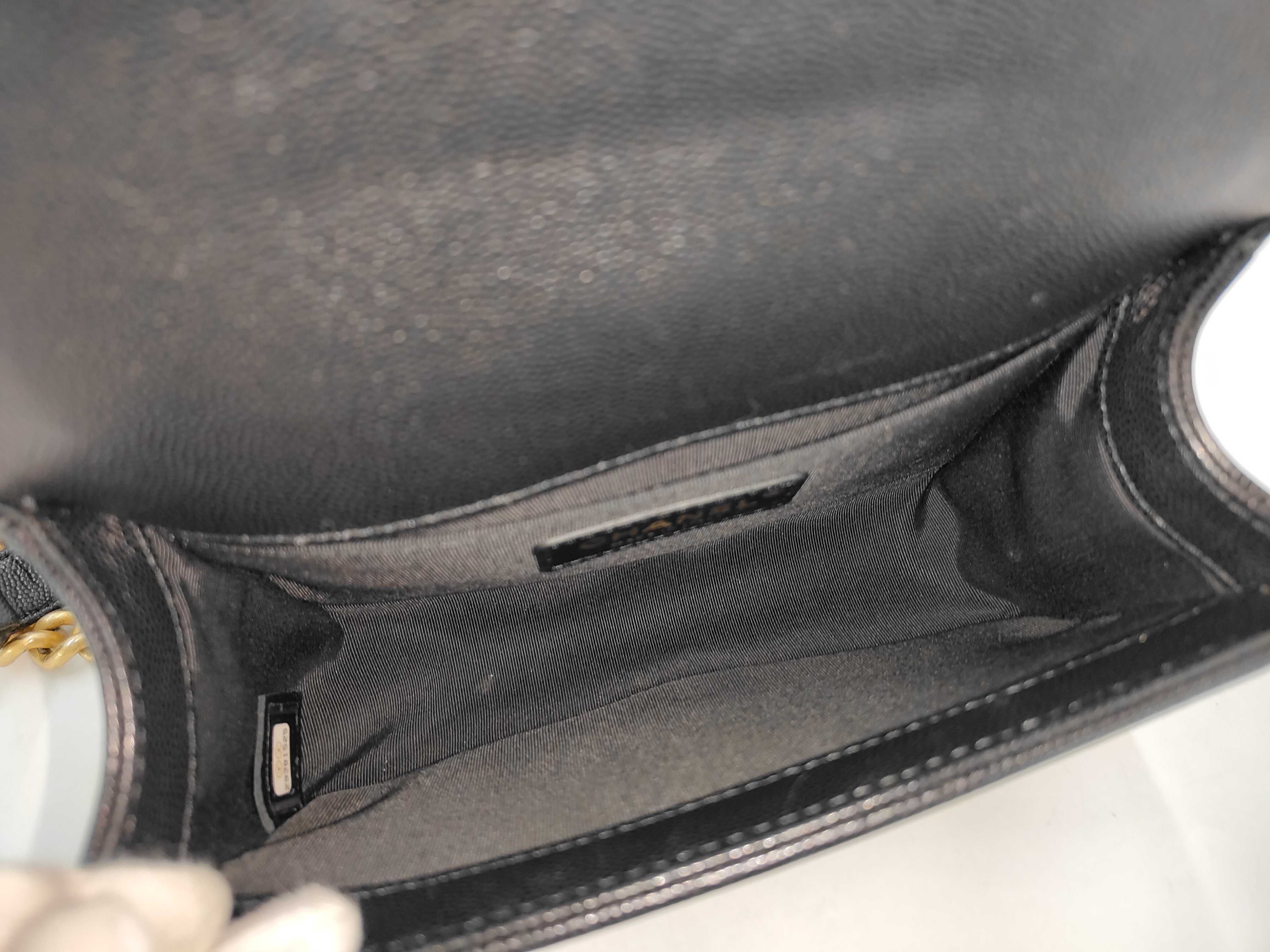Boy Chanel Caviar Matelassé Shoulder Bag — view 9