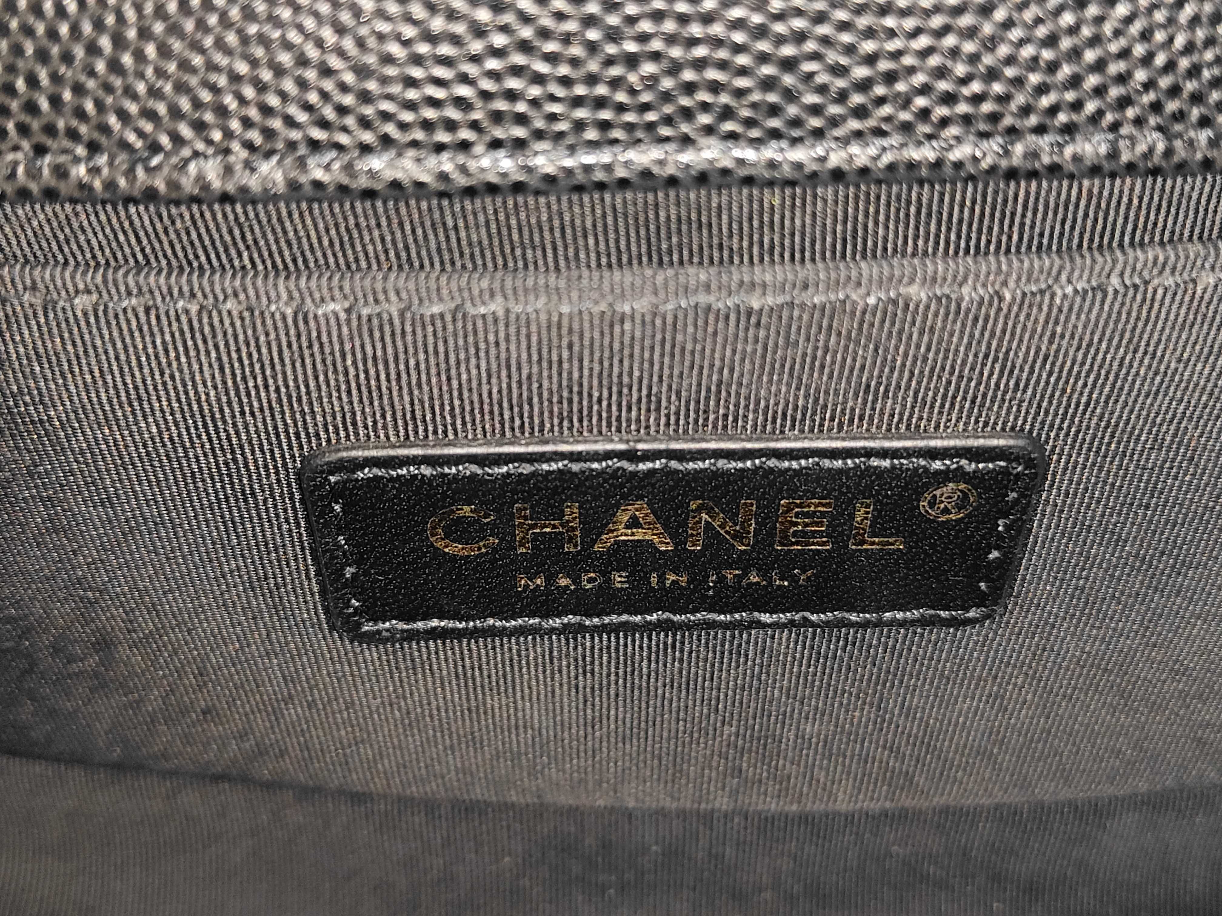 Boy Chanel Caviar Matelassé Shoulder Bag — view 10
