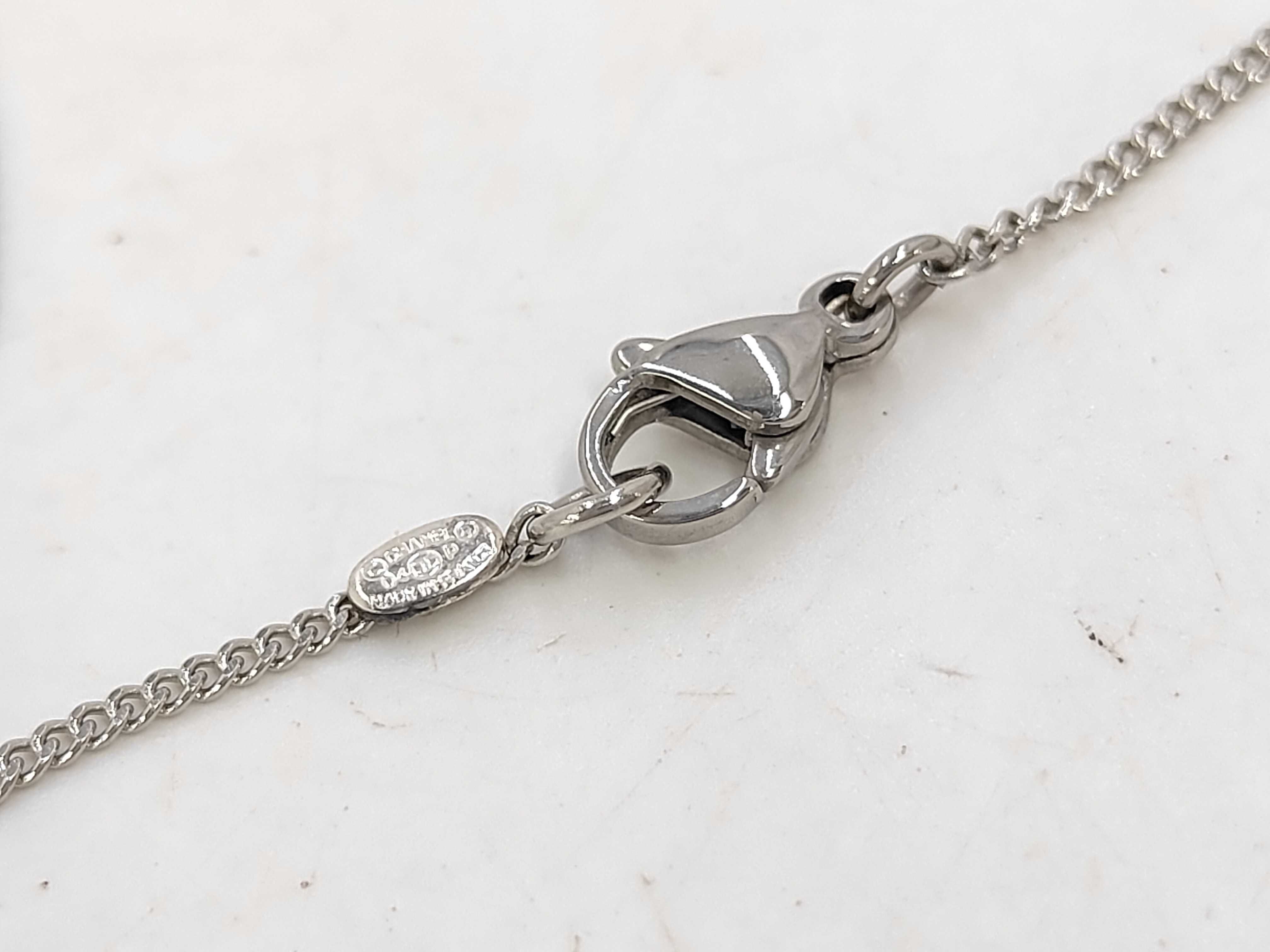 Coco Mark Rhinestone Necklace 04P — view 4