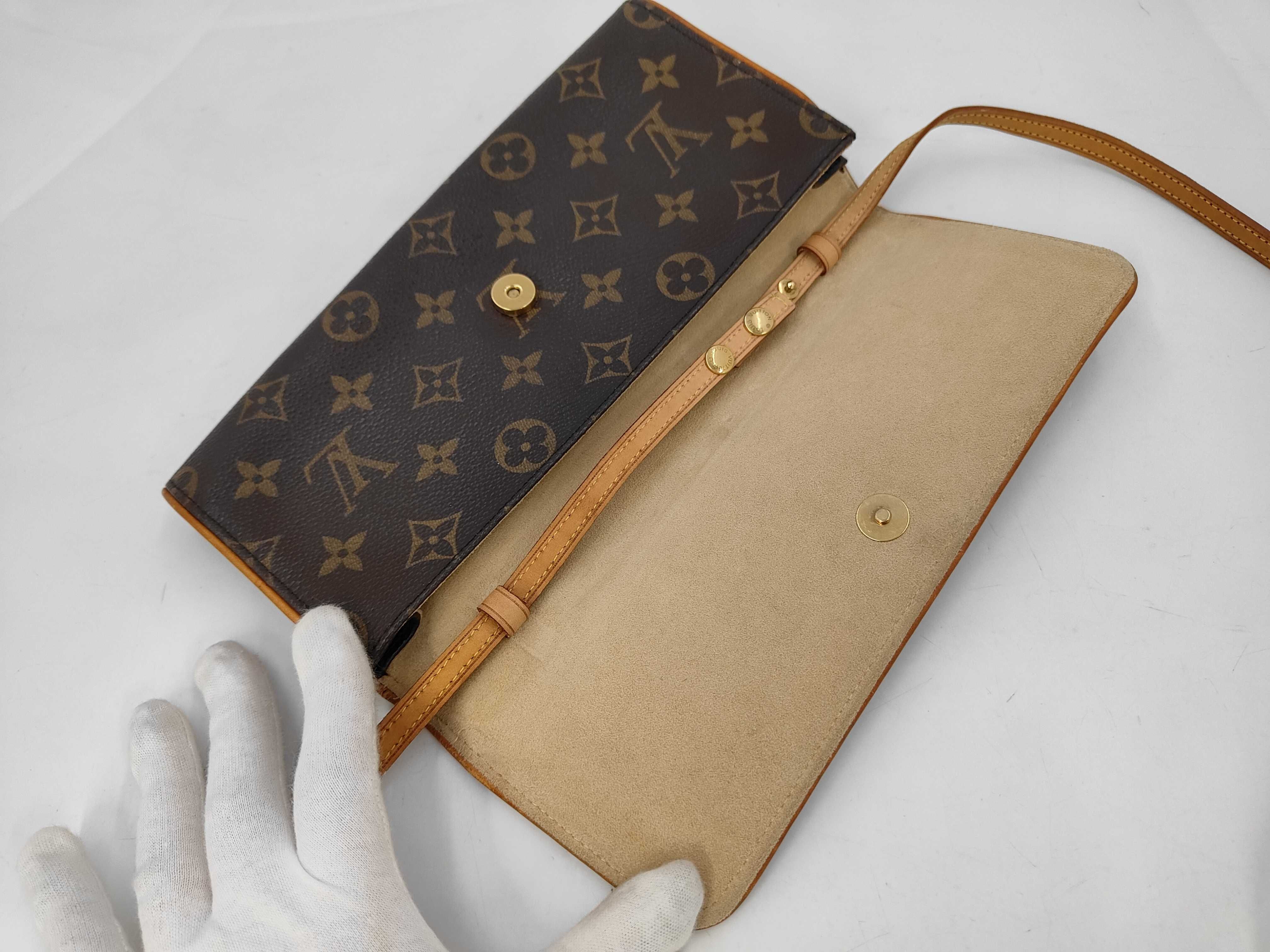 Monogram Louis Vuitton Monogram Pochette Twin GM FL0071 Pouch — view 8