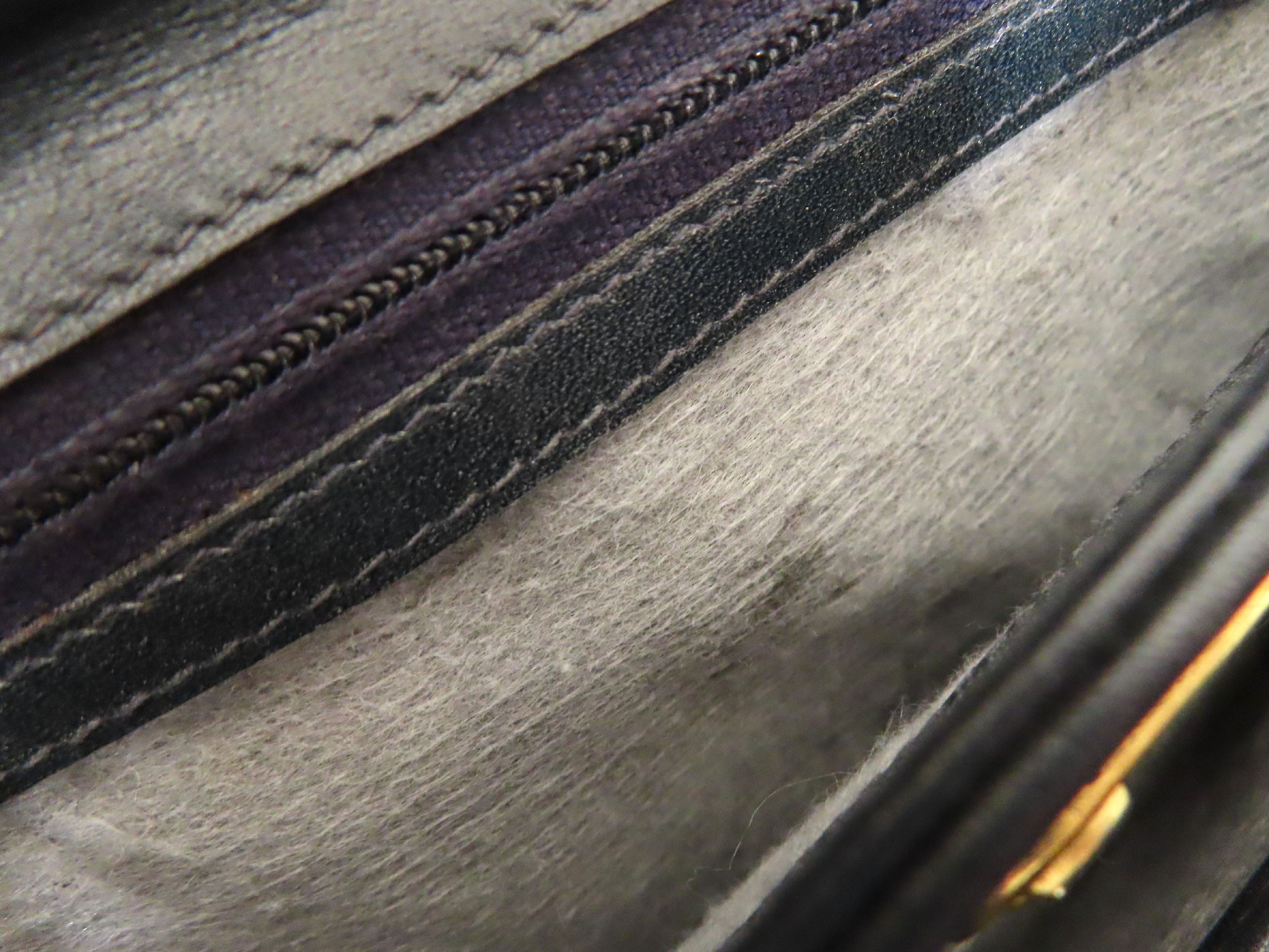 Turnlock Leather Shoulder Bag — view 12