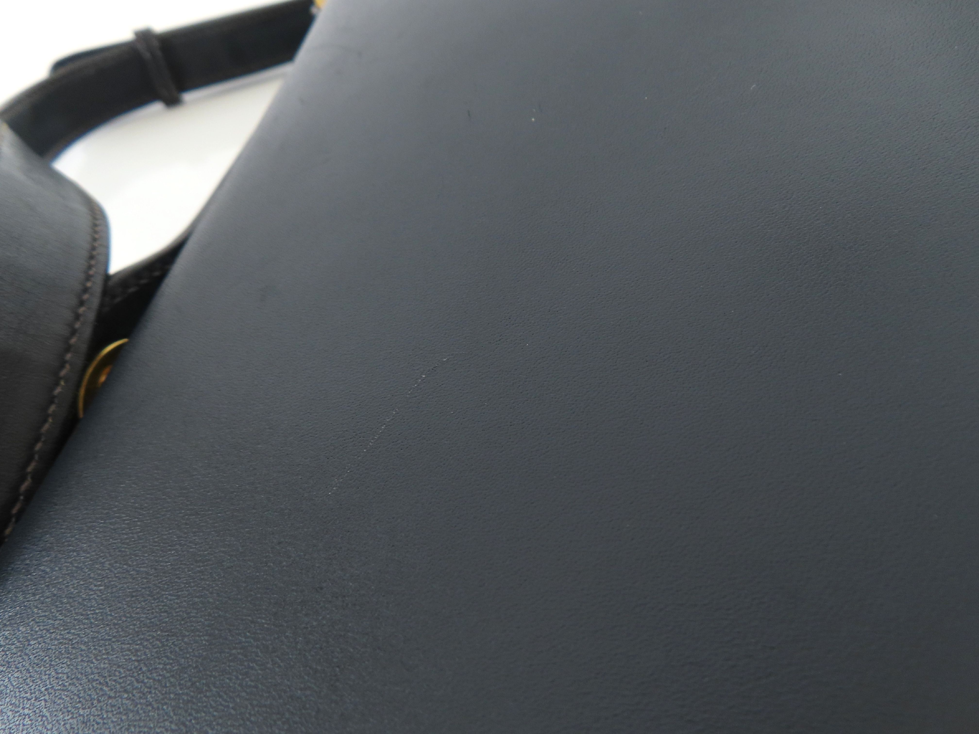 Turnlock Leather Shoulder Bag — view 13