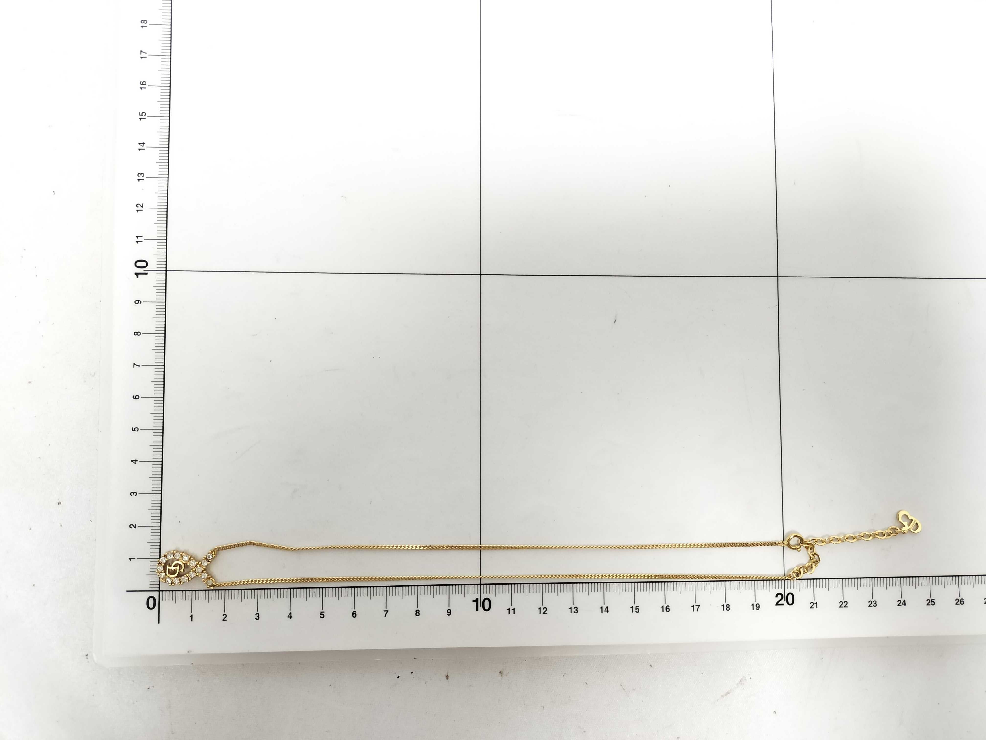 Christian necklace, drop motif, gold necklace — view 5