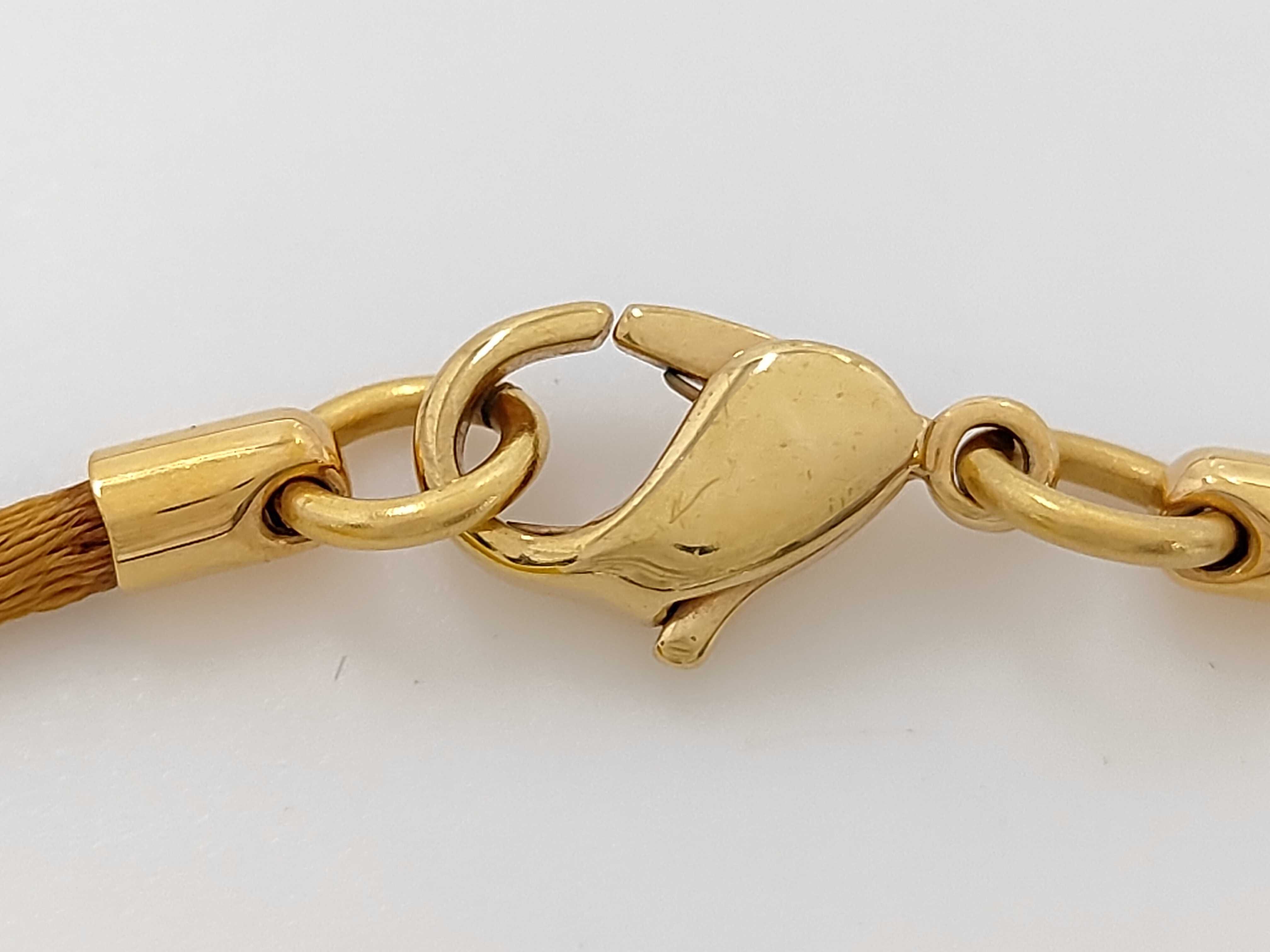 Sellier Silk Cord Necklace Gold Necklace — view 5