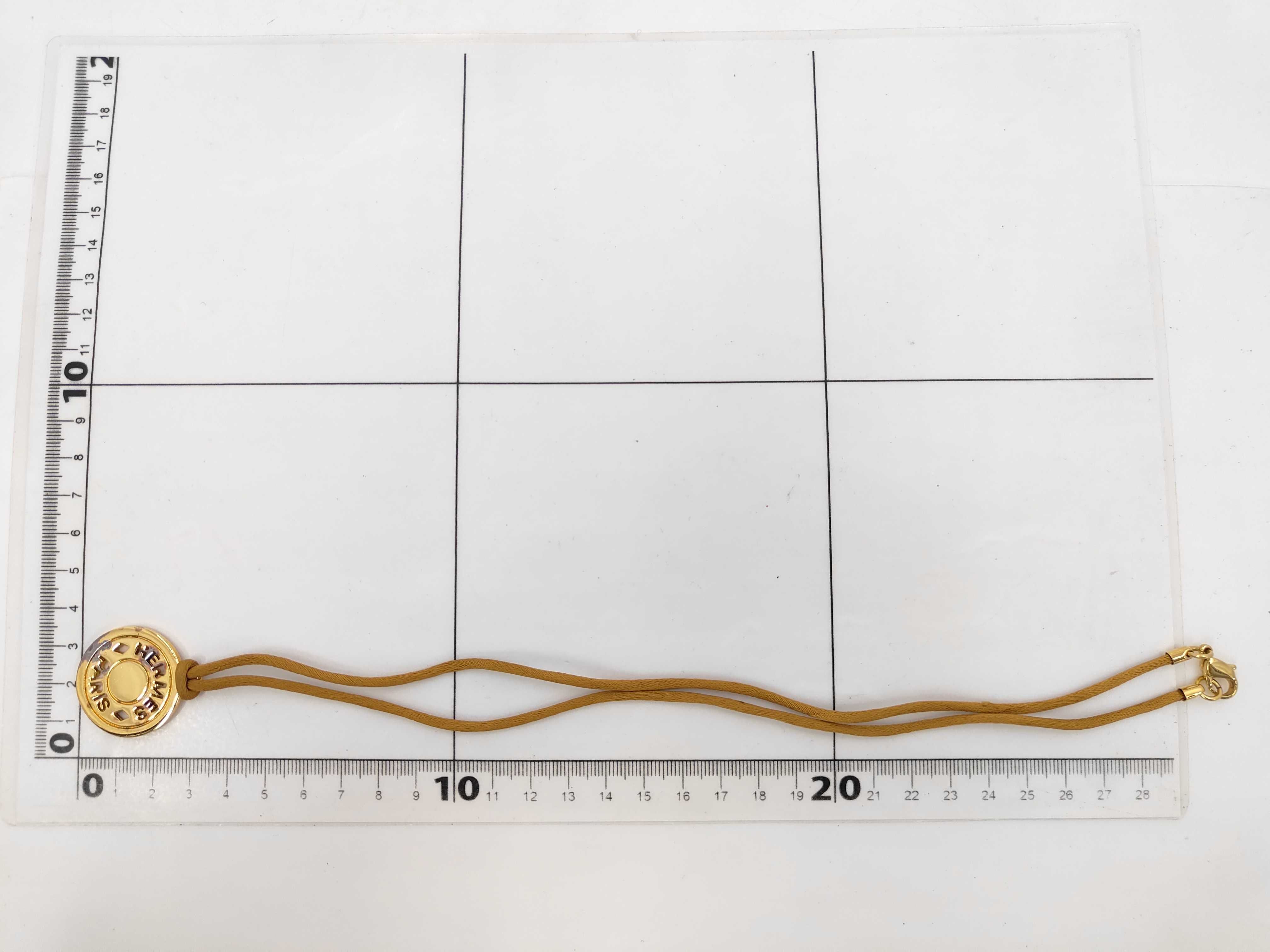 Sellier Silk Cord Necklace Gold Necklace — view 7