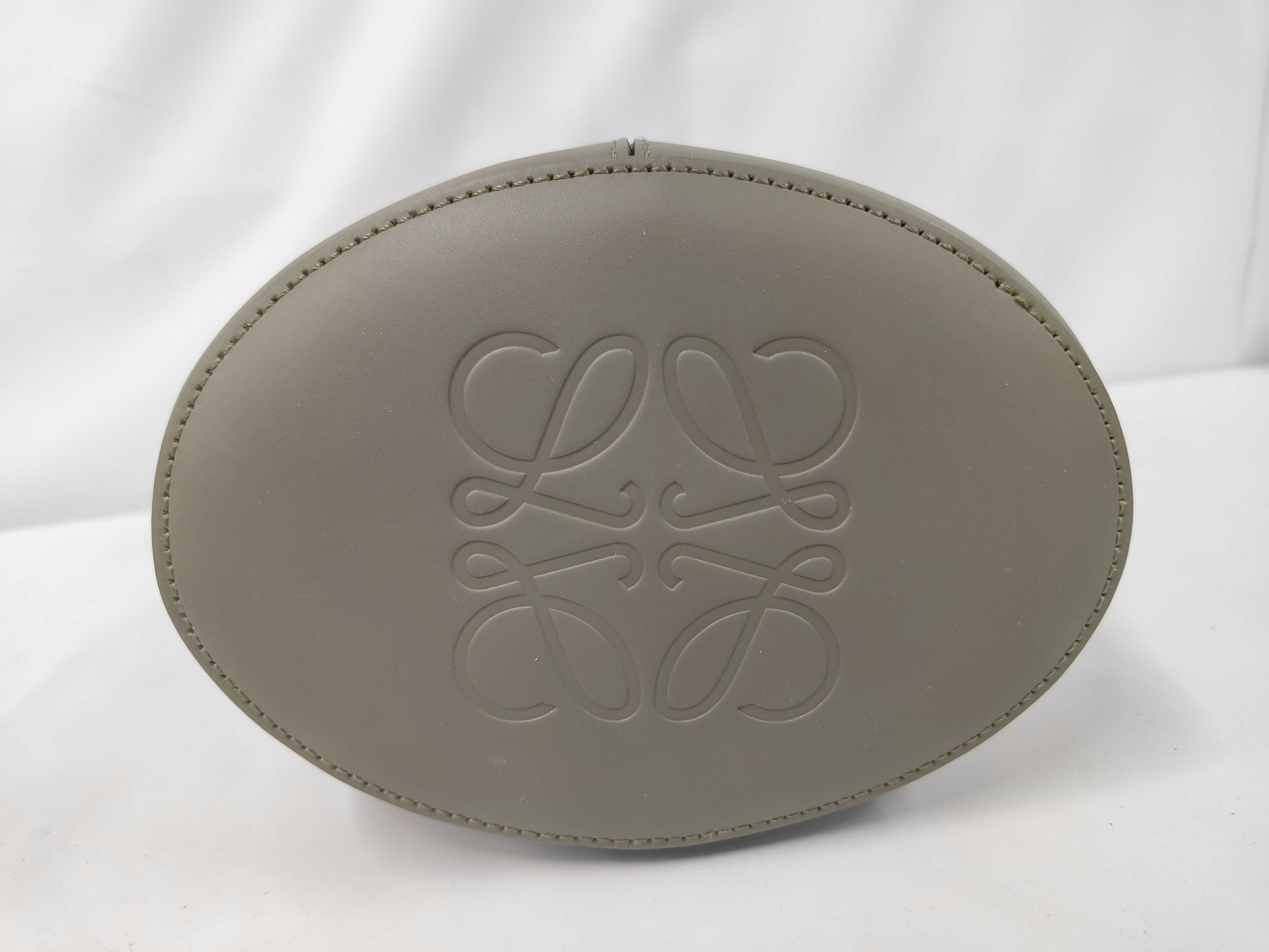 Canvas x Leather Balloon Bag Shoulder Bag — view 3