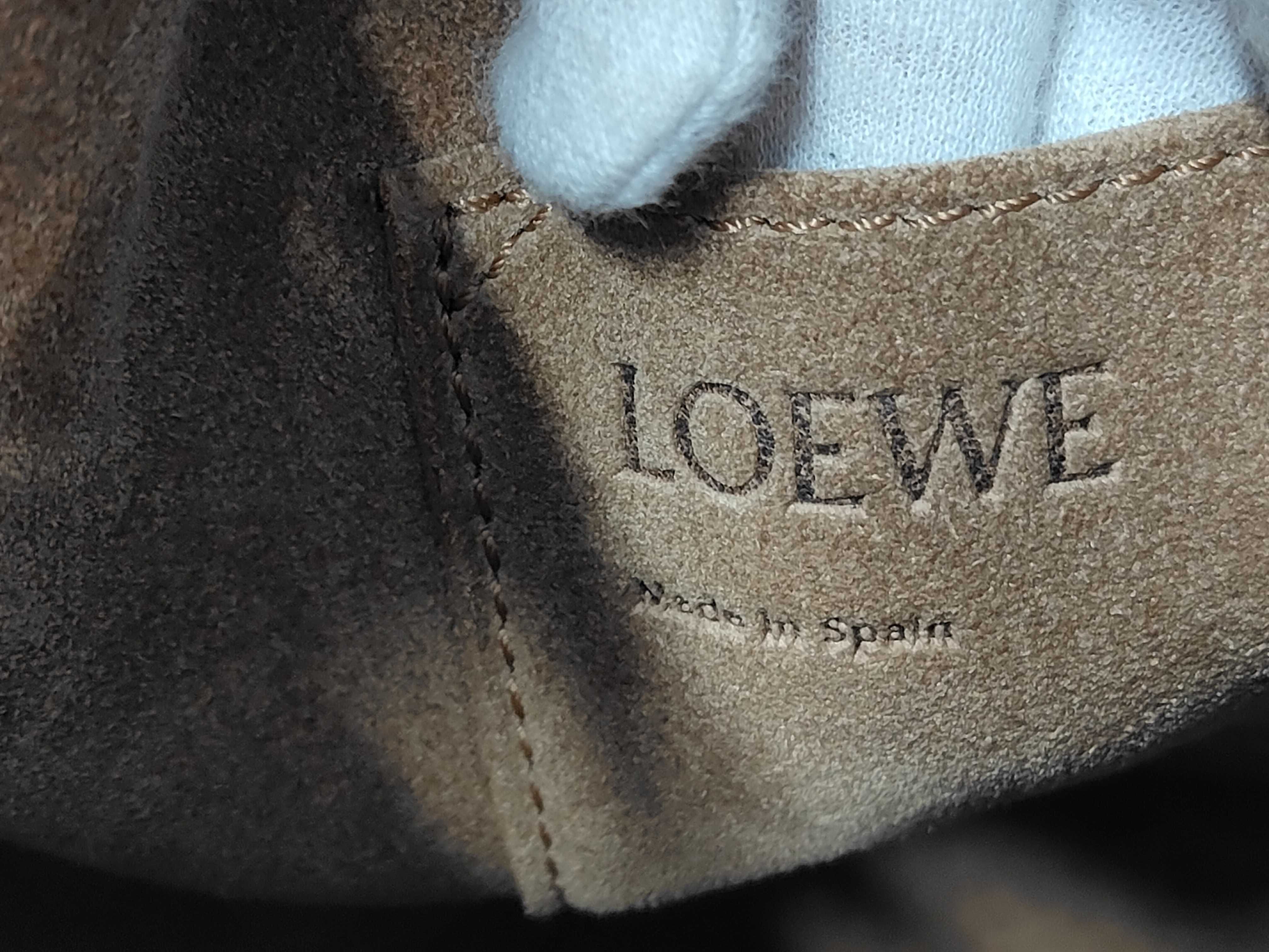 Canvas x Leather Balloon Bag Shoulder Bag — view 9