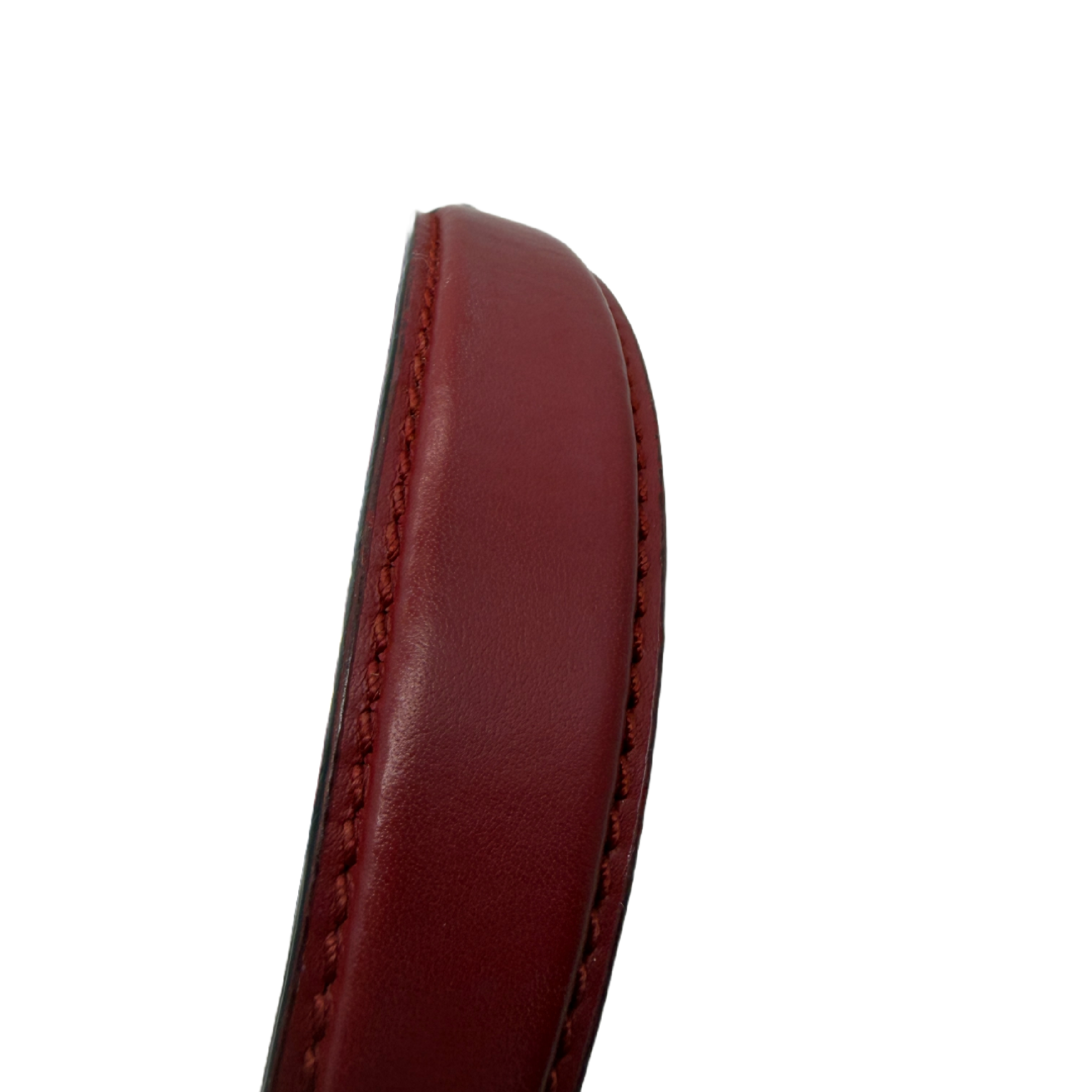 Sylvie Web Line Leather 2-Way Red Handbag — view 10